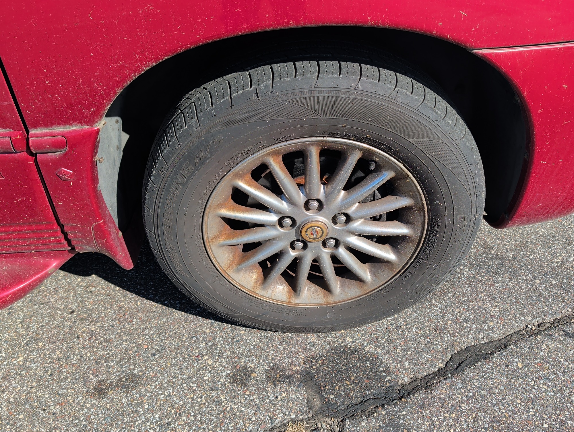 1999 chrysler town-and-country limited-fwd with 88290 miles for sale near elk-river, minnesota 106499_15_front_pass_wheel.jpg