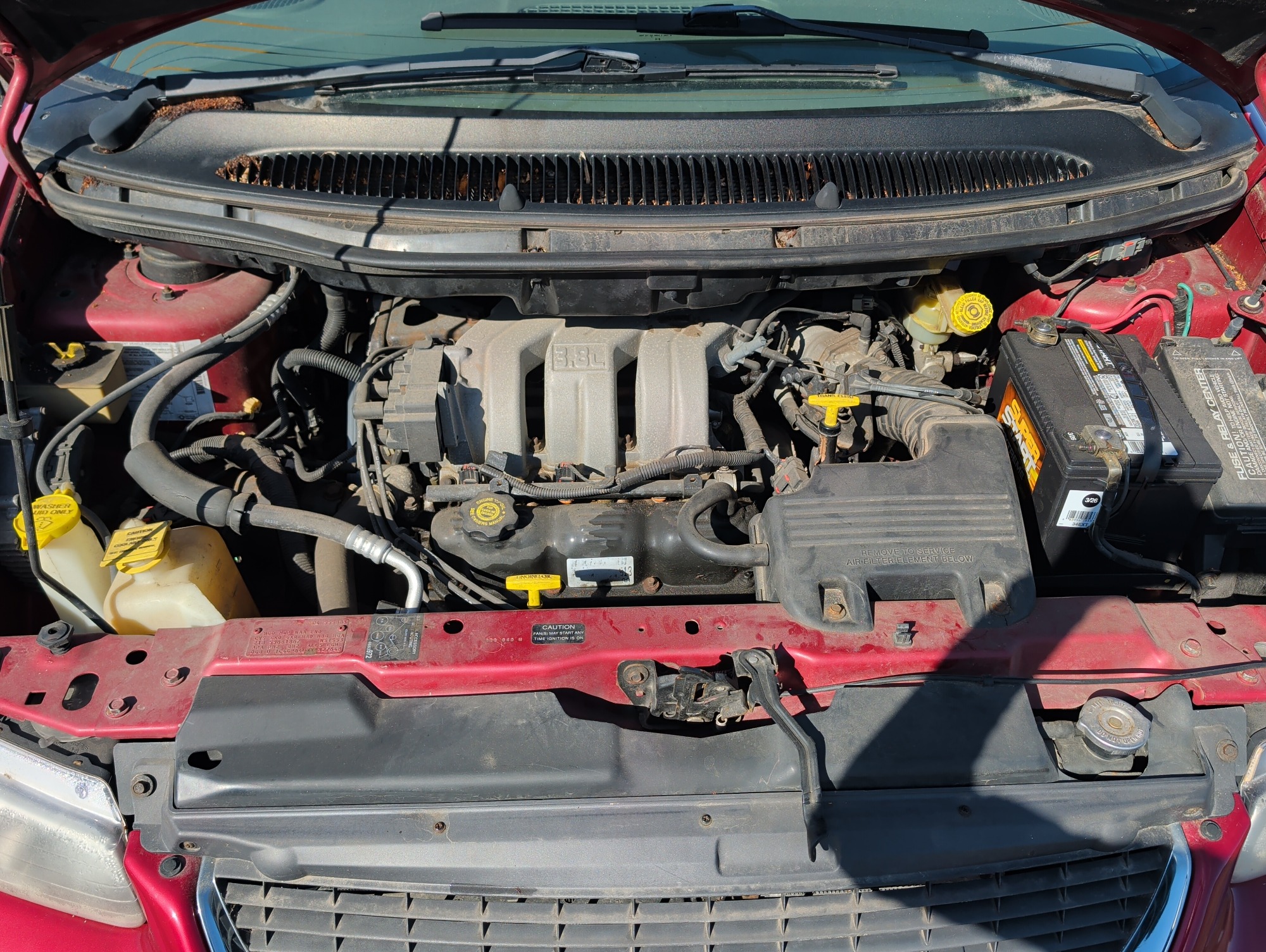 1999 chrysler town-and-country limited-fwd with 88290 miles for sale near elk-river, minnesota 106499_49_engine_bay.jpg