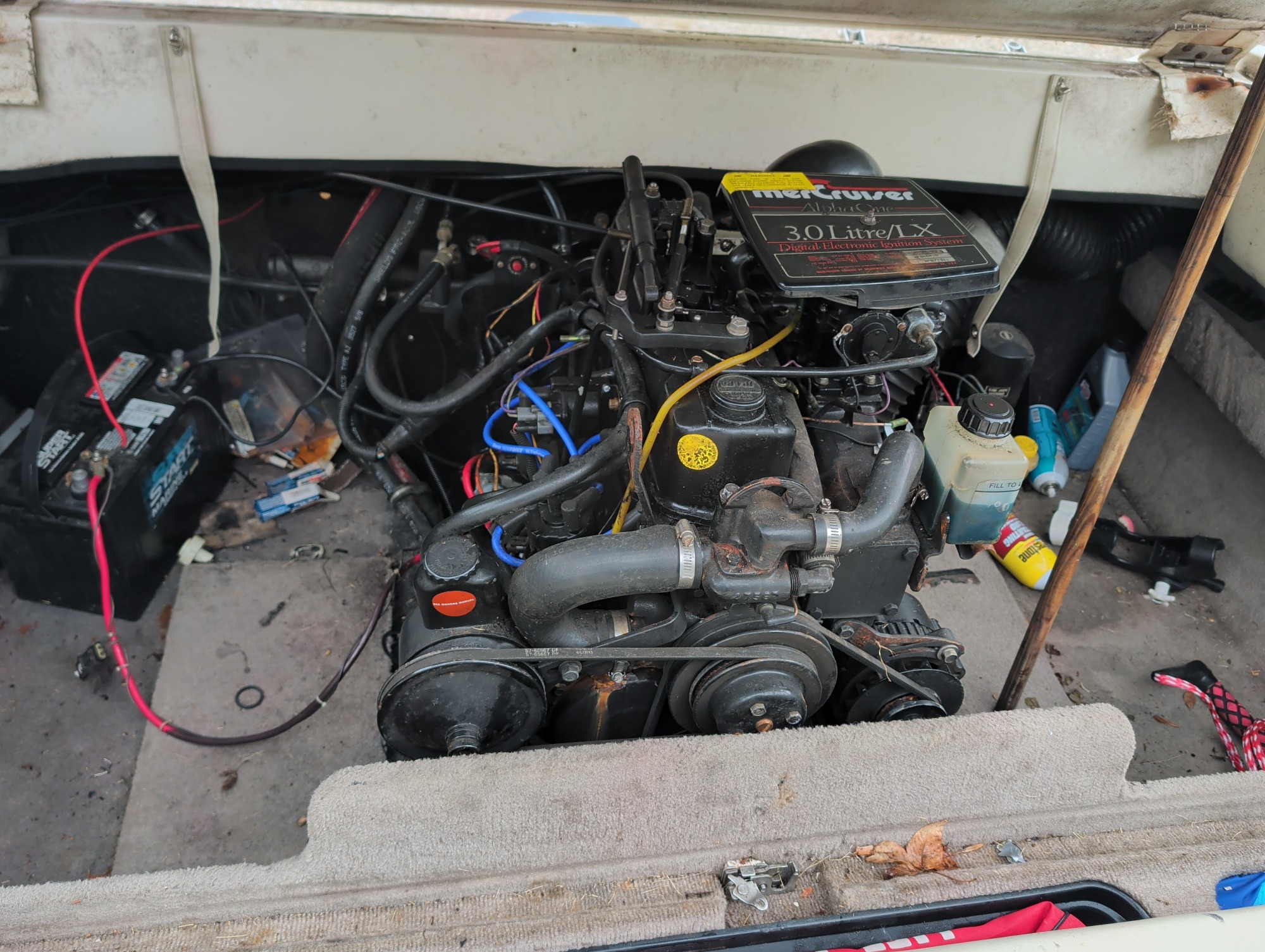 1996 stingray boat with 603 miles for sale near elk-river, minnesota 106507_49_engine_bay.jpg