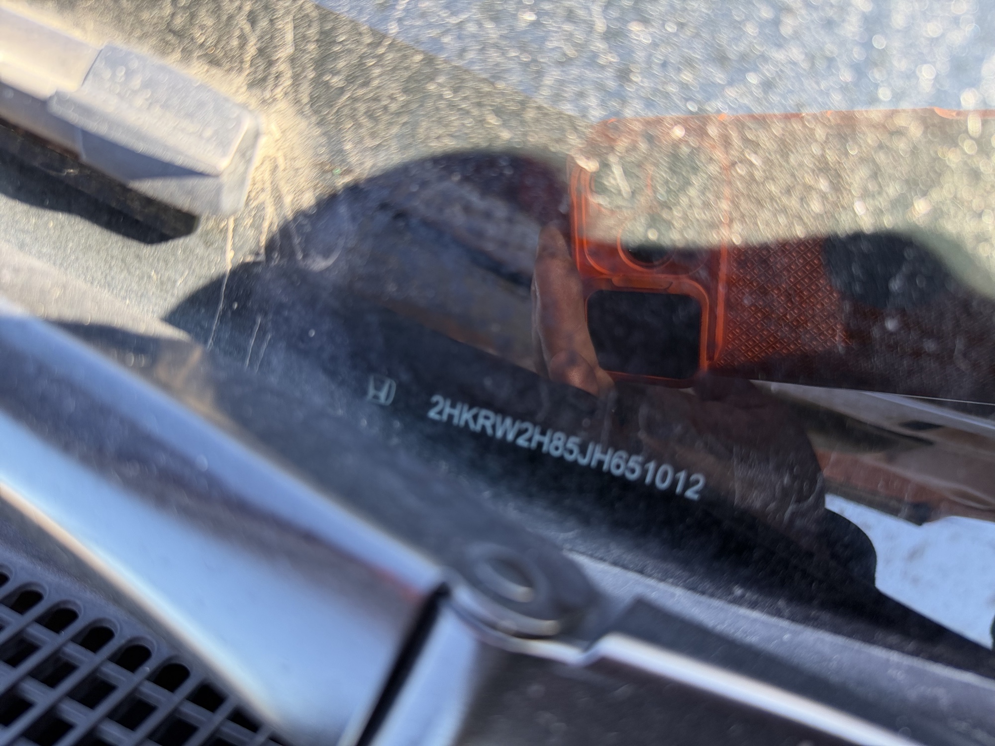 2018 honda cr-v ex-l-awd with 186822 miles for sale near Elk River, Minnesota 106519_48_windshield_vin_plate.jpg
