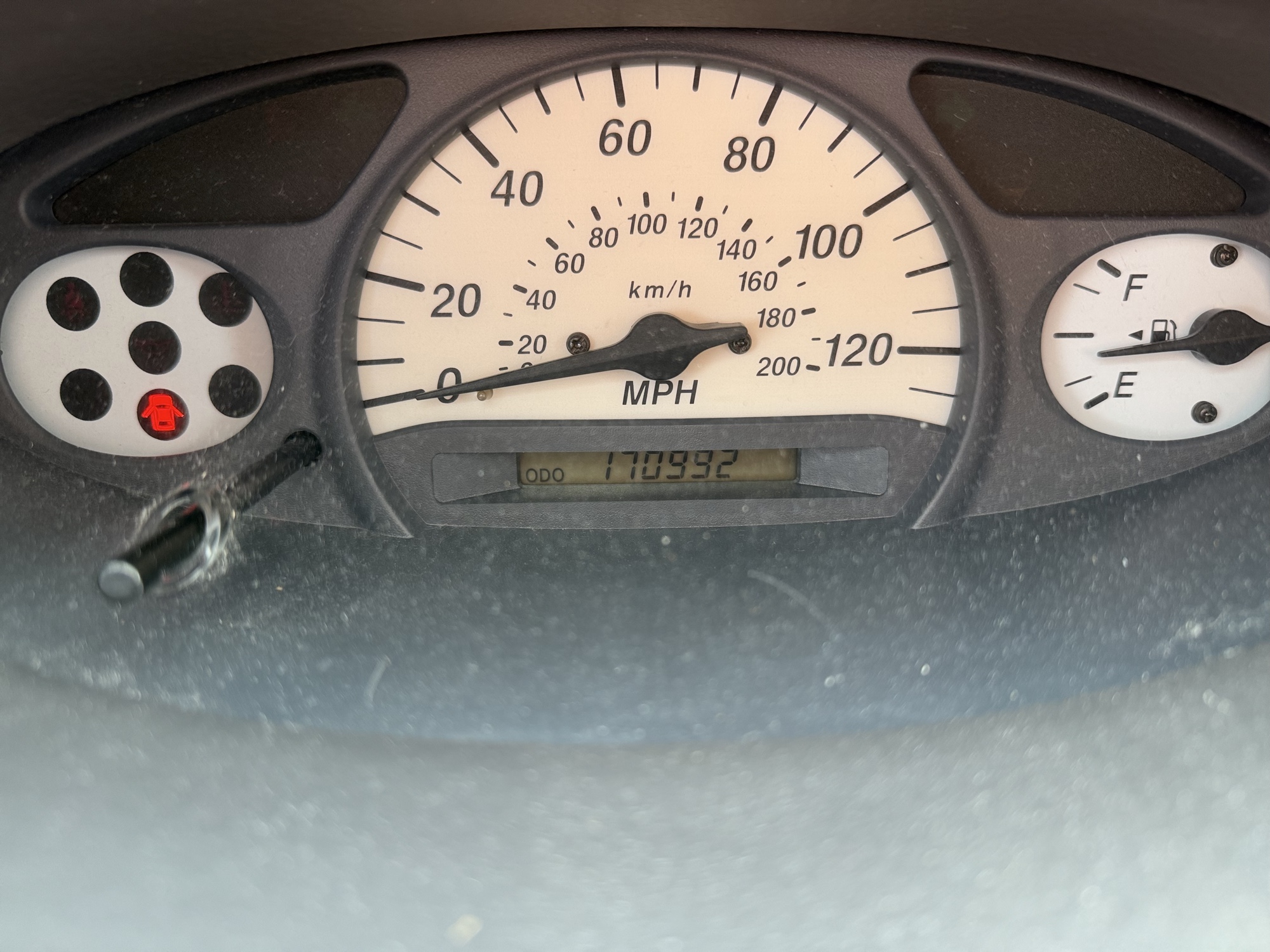 2001 toyota echo 2-door with 170992 miles for sale near elk-river, minnesota 106530_44_mileage_closeup.jpg