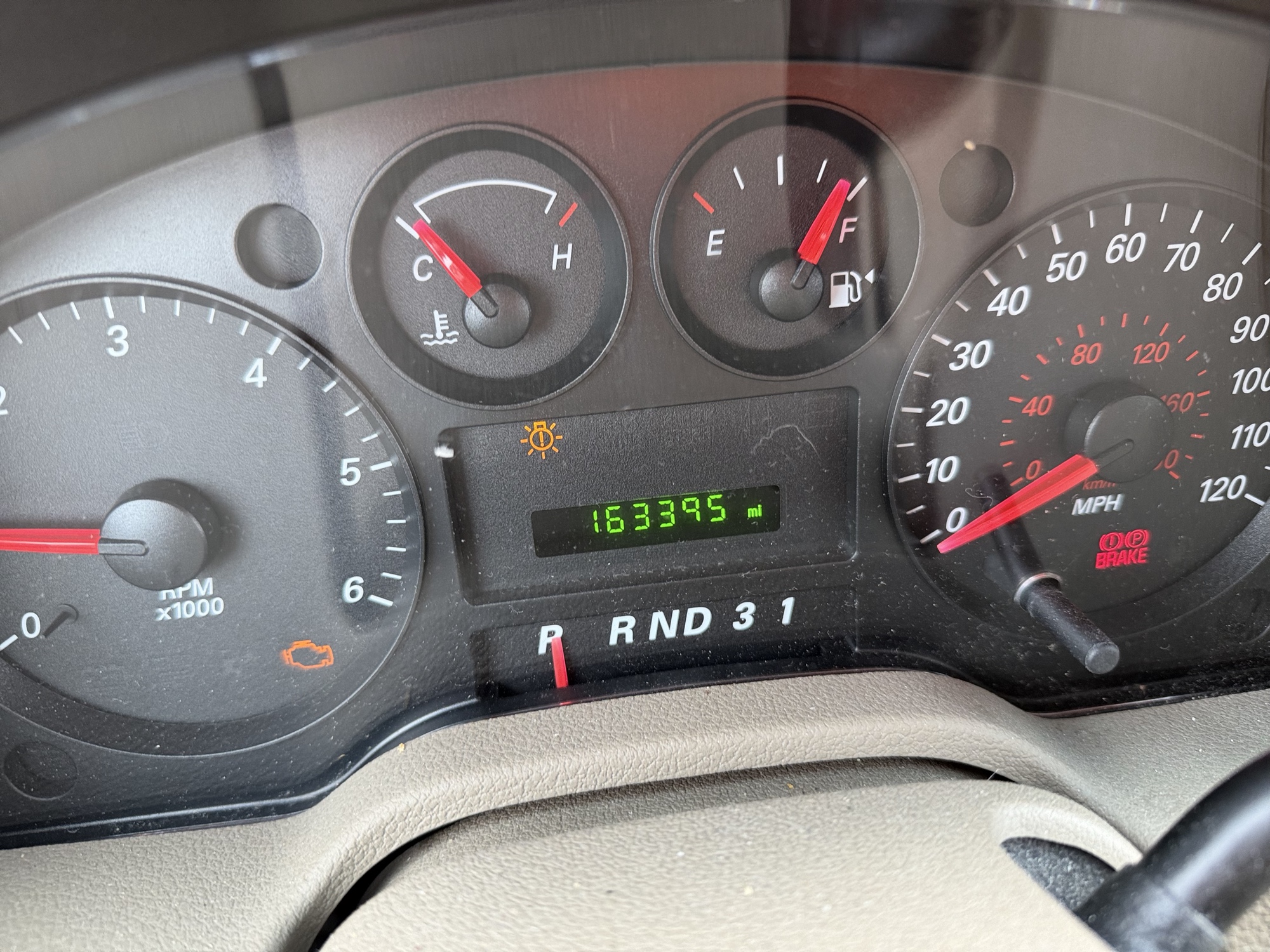2004 ford freestar lx-sport with 163395 miles for sale near elk-river, minnesota 106532_44_mileage_closeup.jpg