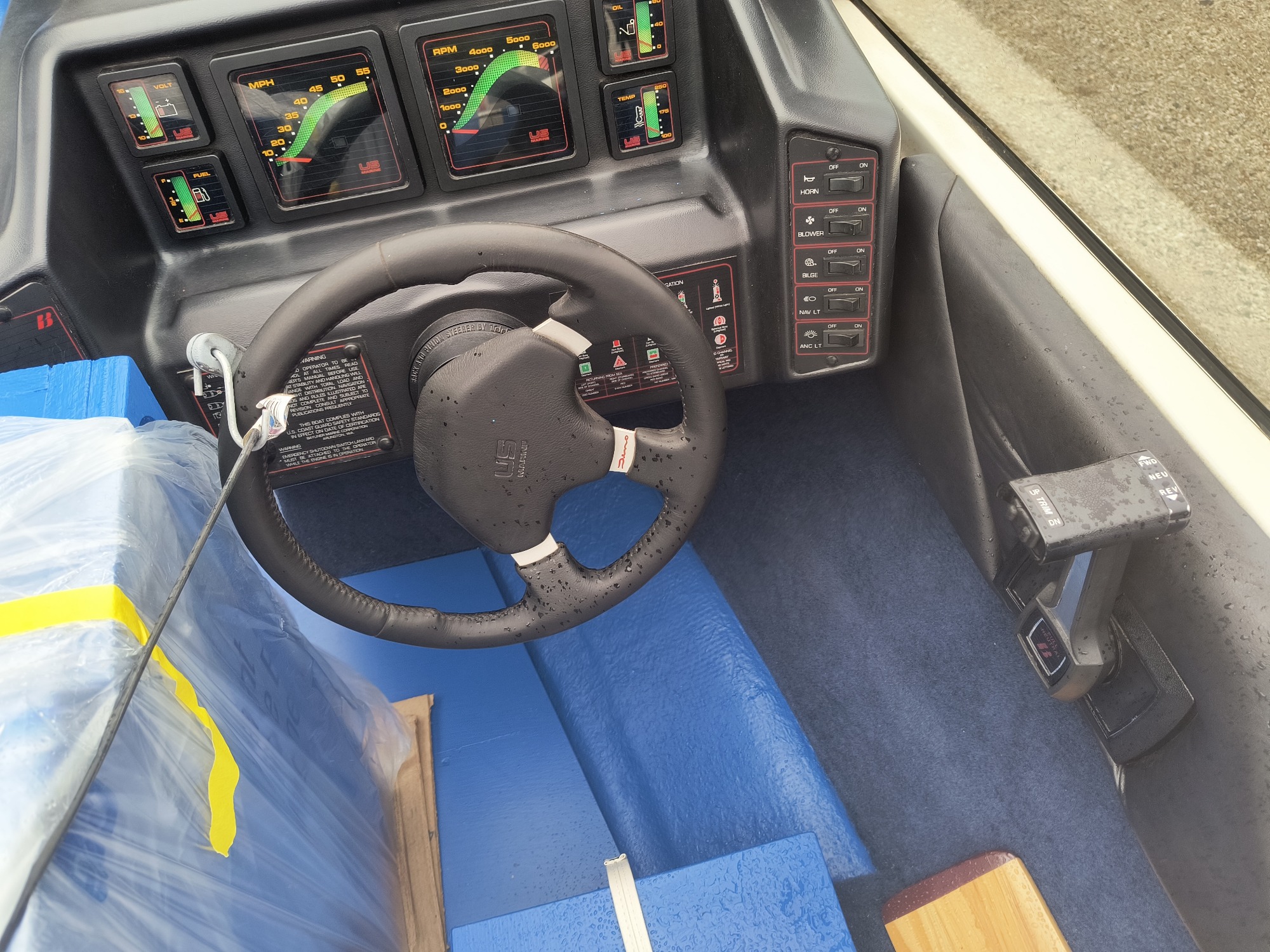 1987 bayliner capri for sale near elk-river, minnesota 106534_36_steering_wheel.jpg