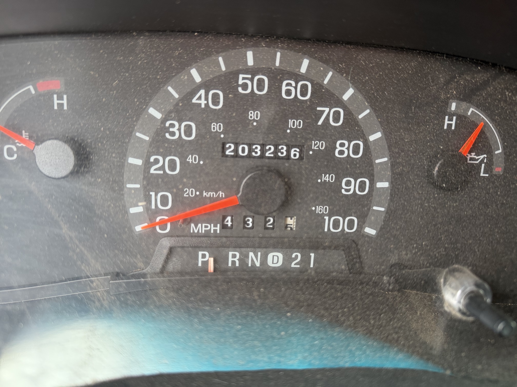 1999 ford econoline e350-super-duty with 203236 miles for sale near elk-river, minnesota 106537_44_mileage_closeup.jpg