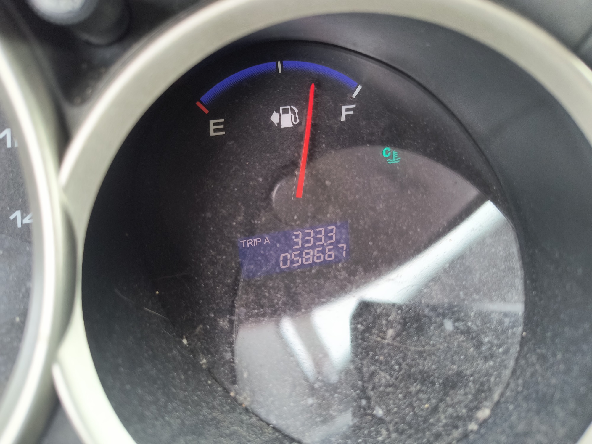 2008 honda fit sport-5-speed-at with 58667 miles for sale near elk-river, minnesota 106540_44_mileage_closeup.jpg