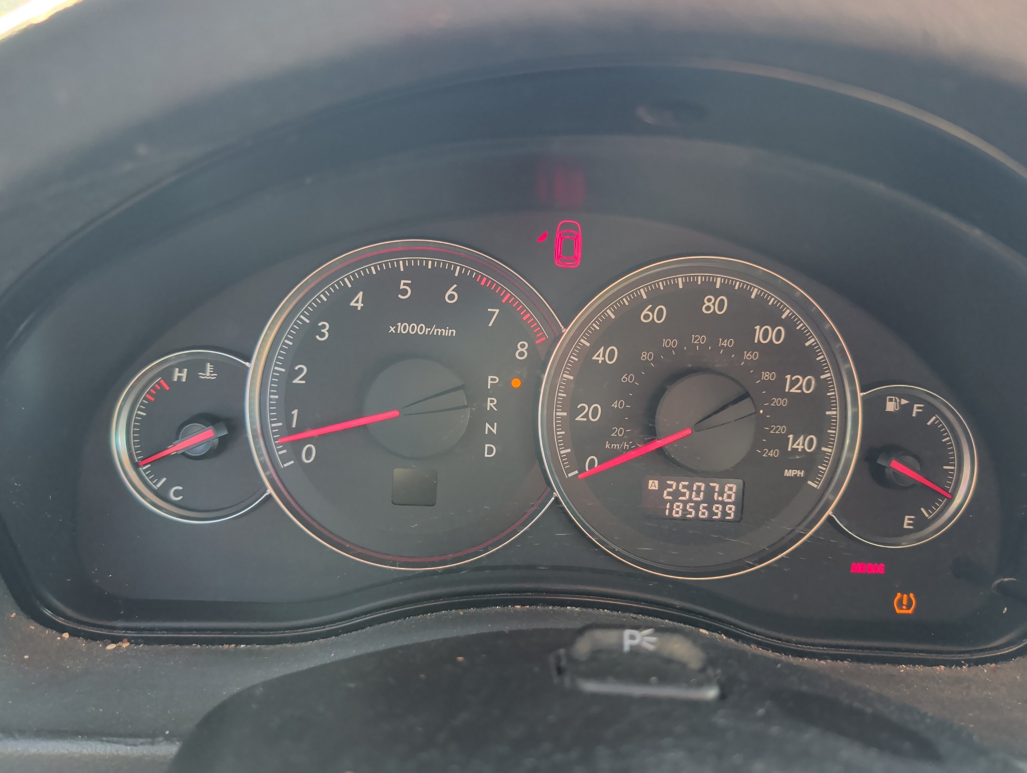 2008 subaru outback 2.5i with 185699 miles for sale near elk-river, minnesota 106569_43_gauge_cluster.jpg