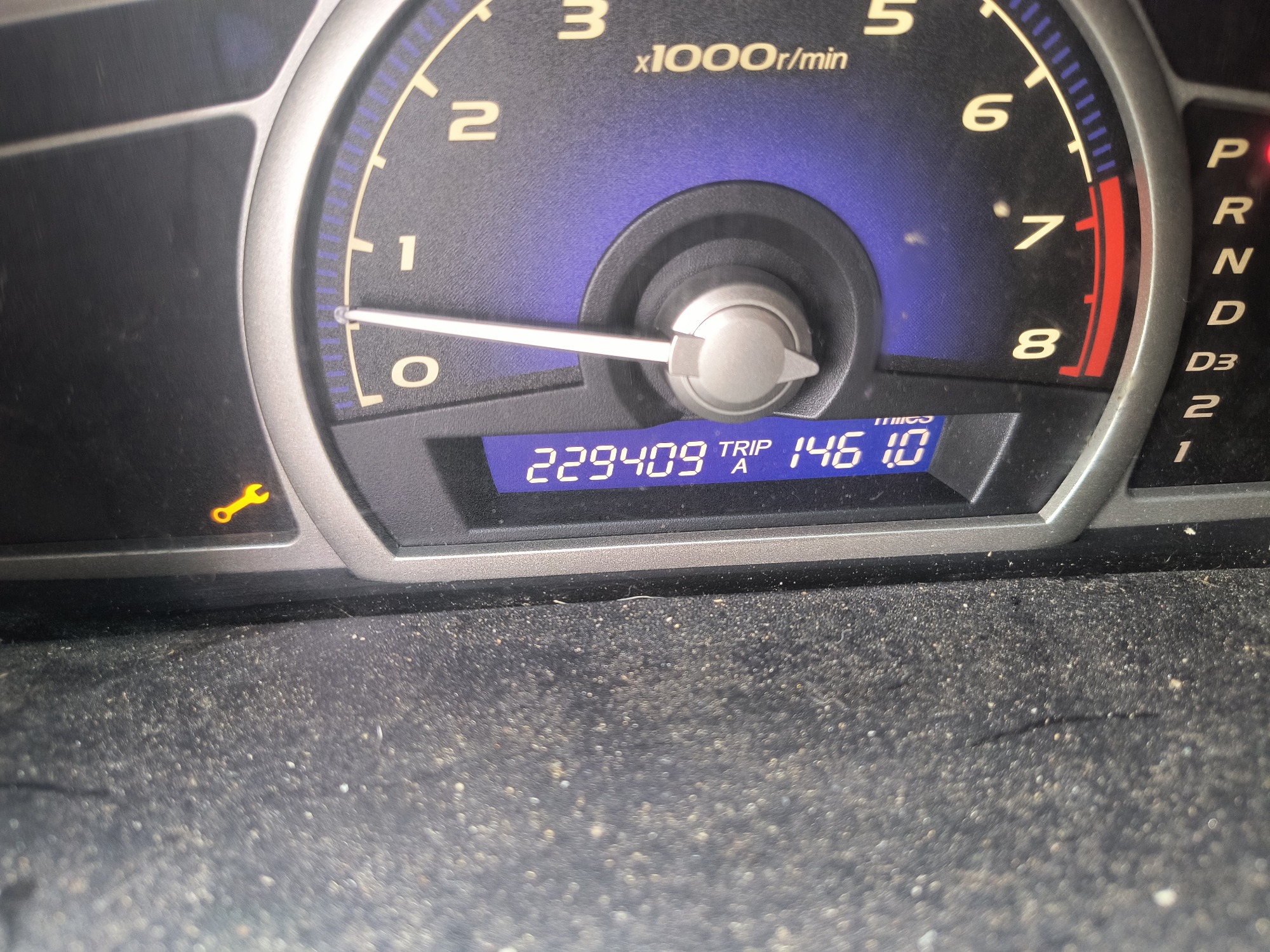 2006 honda civic lx-sedan-at with 229409 miles for sale near Elk River, Minnesota 106574_44_mileage_closeup.jpg