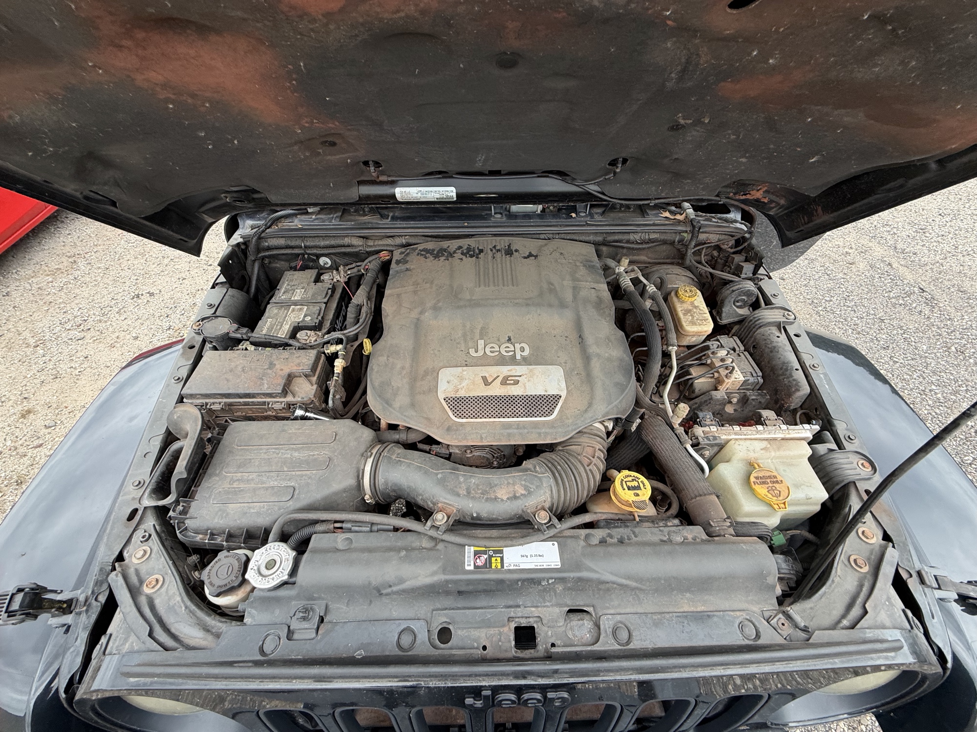 2016 jeep wrangler unlimited-sahara-4wd with 91724 miles for sale near Elk River, Minnesota 106578_49_engine_bay.jpg