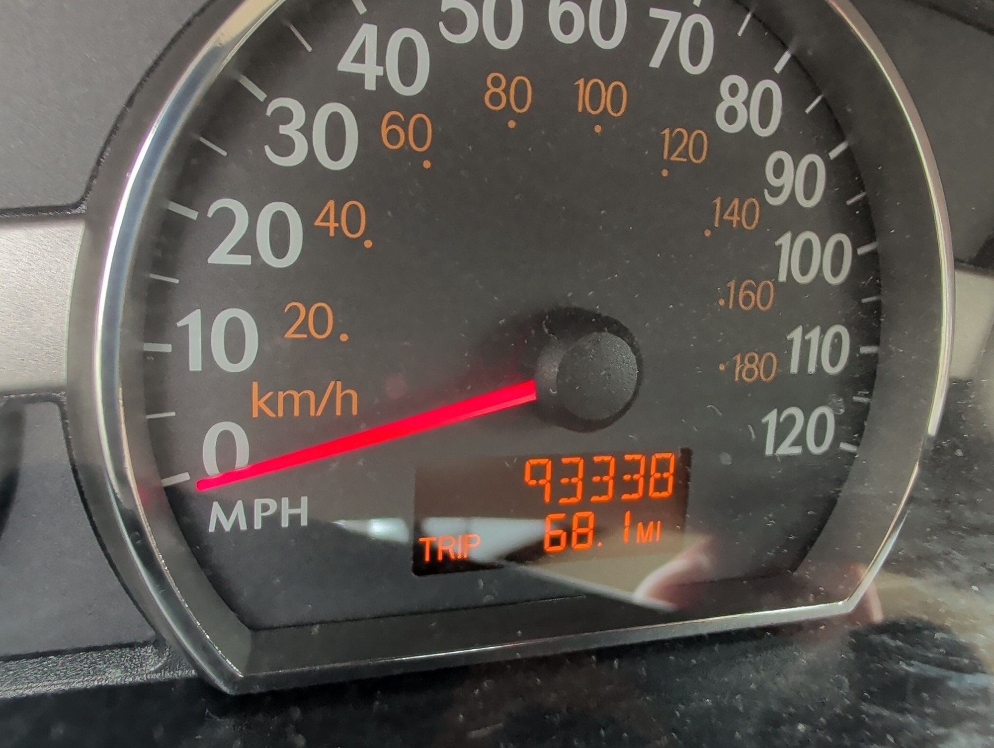 2006 saturn ion with 93338 miles for sale near Elk River, Minnesota 106579_44_mileage_closeup.jpg