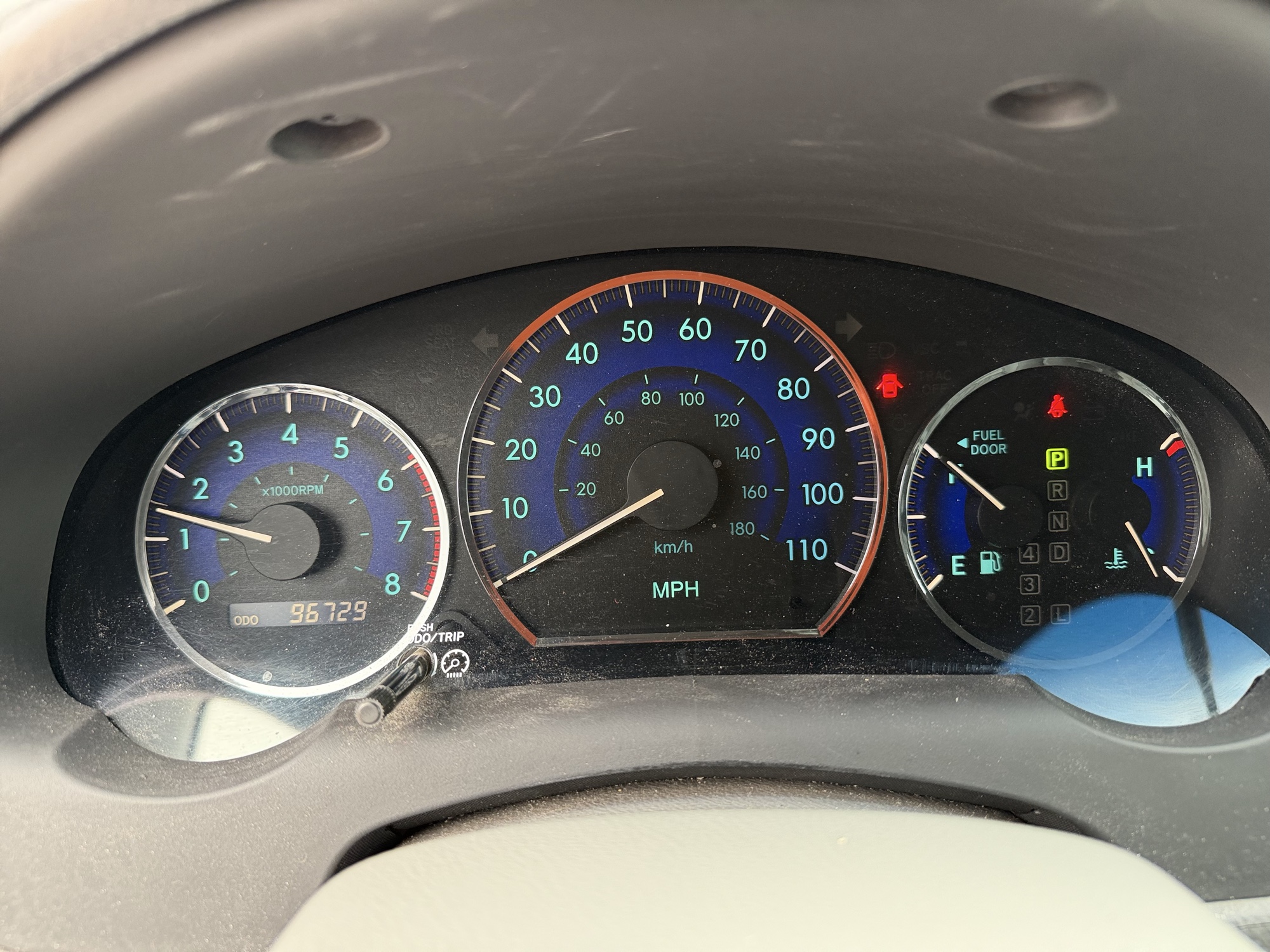 2006 toyota sienna le-7-passenger with 96729 miles for sale near Elk River, Minnesota 106581_43_gauge_cluster.jpg