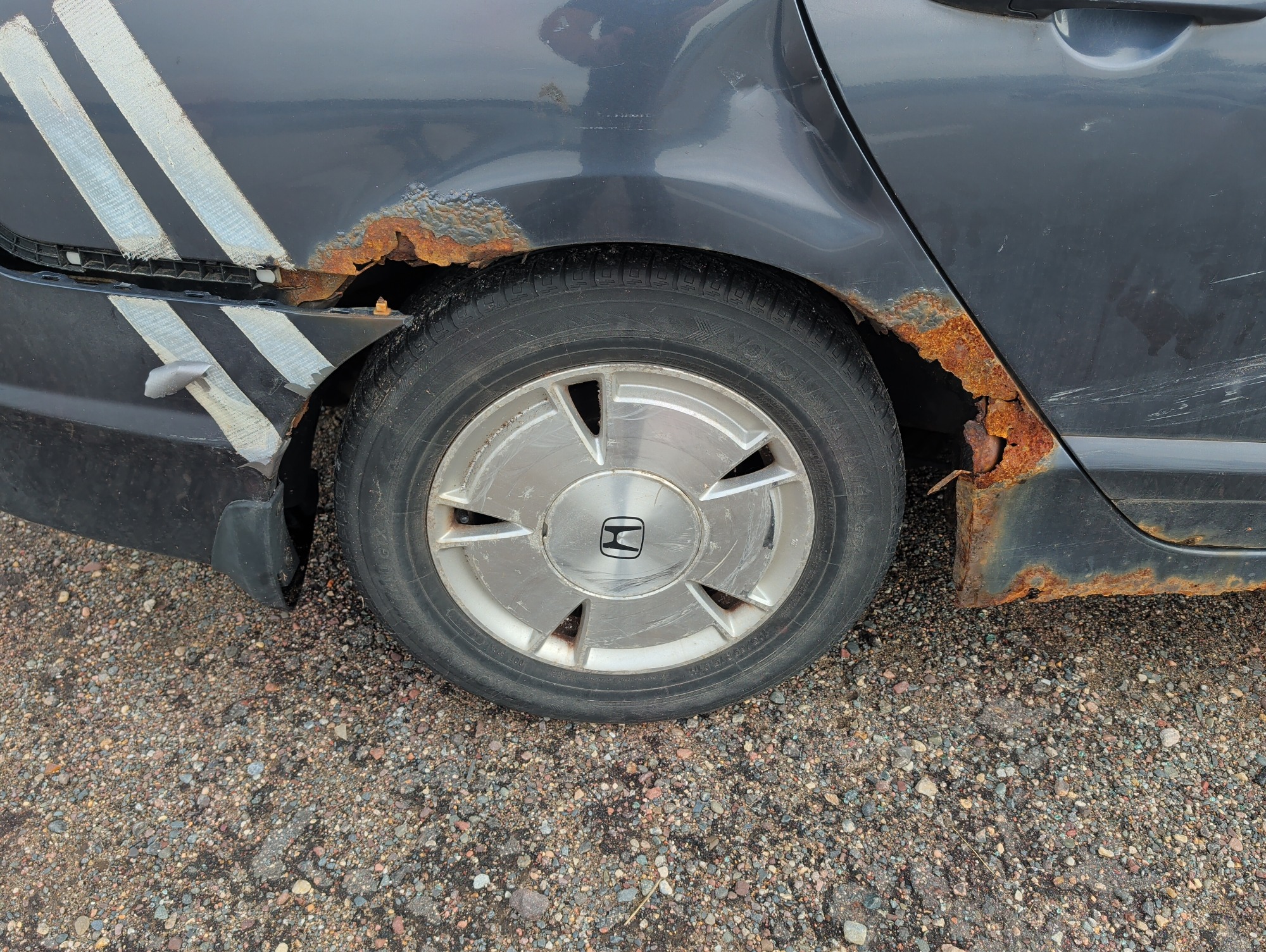 2006 honda civic-hybrid cvt with 234744 miles for sale near Elk River, Minnesota 106587_14_rear_pass_wheel.jpg