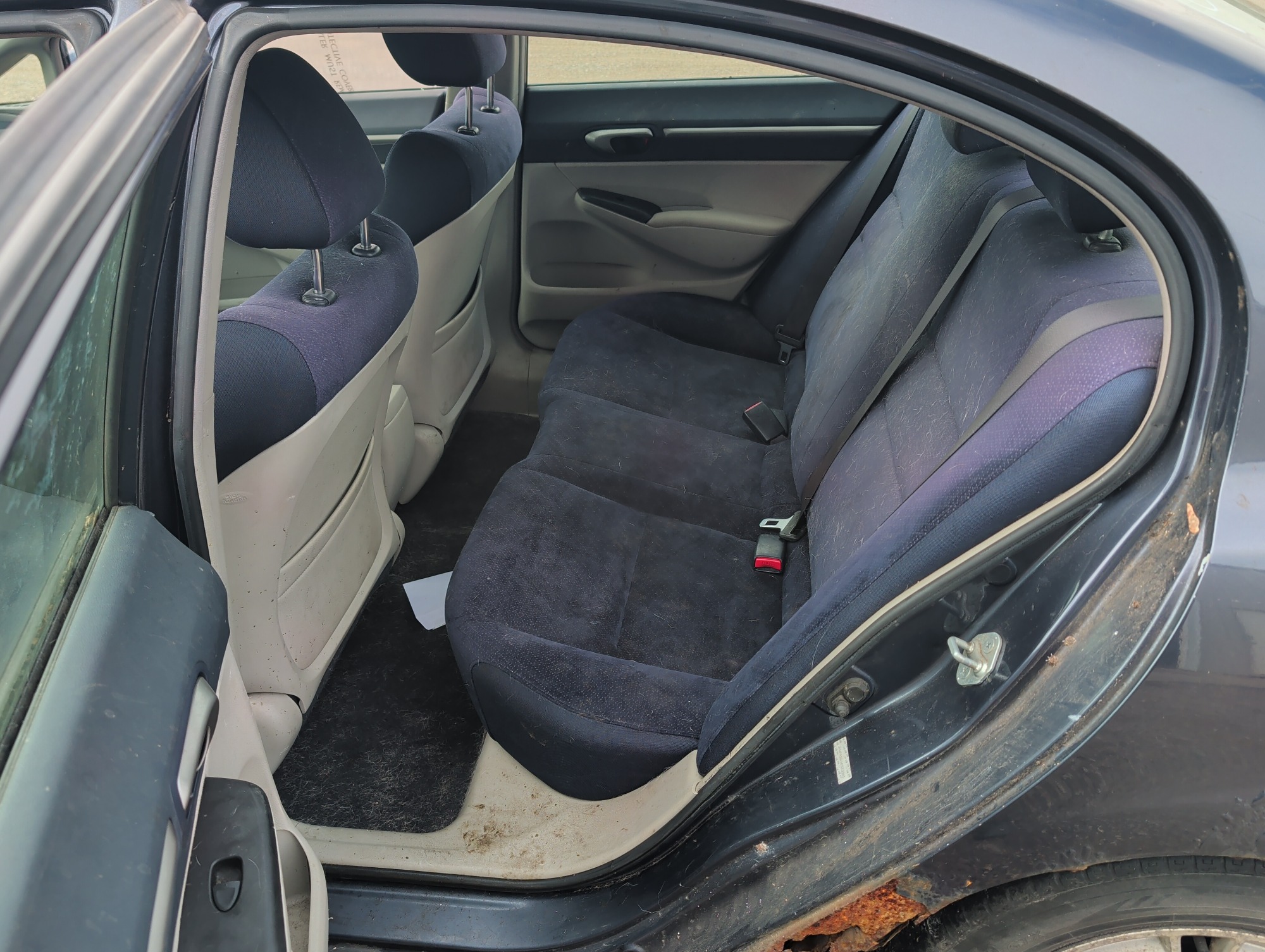 2006 honda civic-hybrid cvt with 234744 miles for sale near Elk River, Minnesota 106587_24_drv_rear_seat.jpg