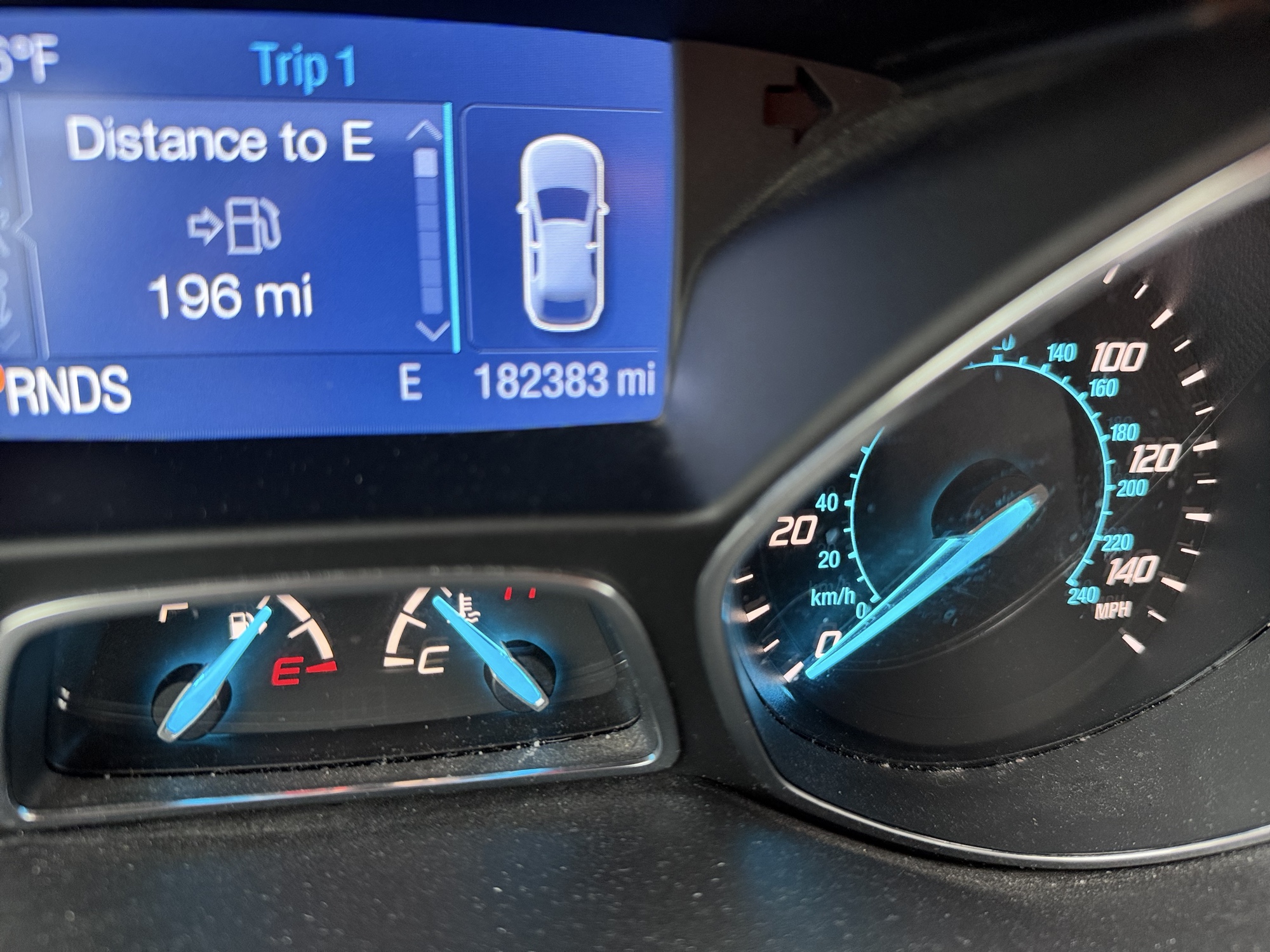 2014 ford escape se-4wd with 182383 miles for sale near Elk River, Minnesota 106596_44_mileage_closeup.jpg