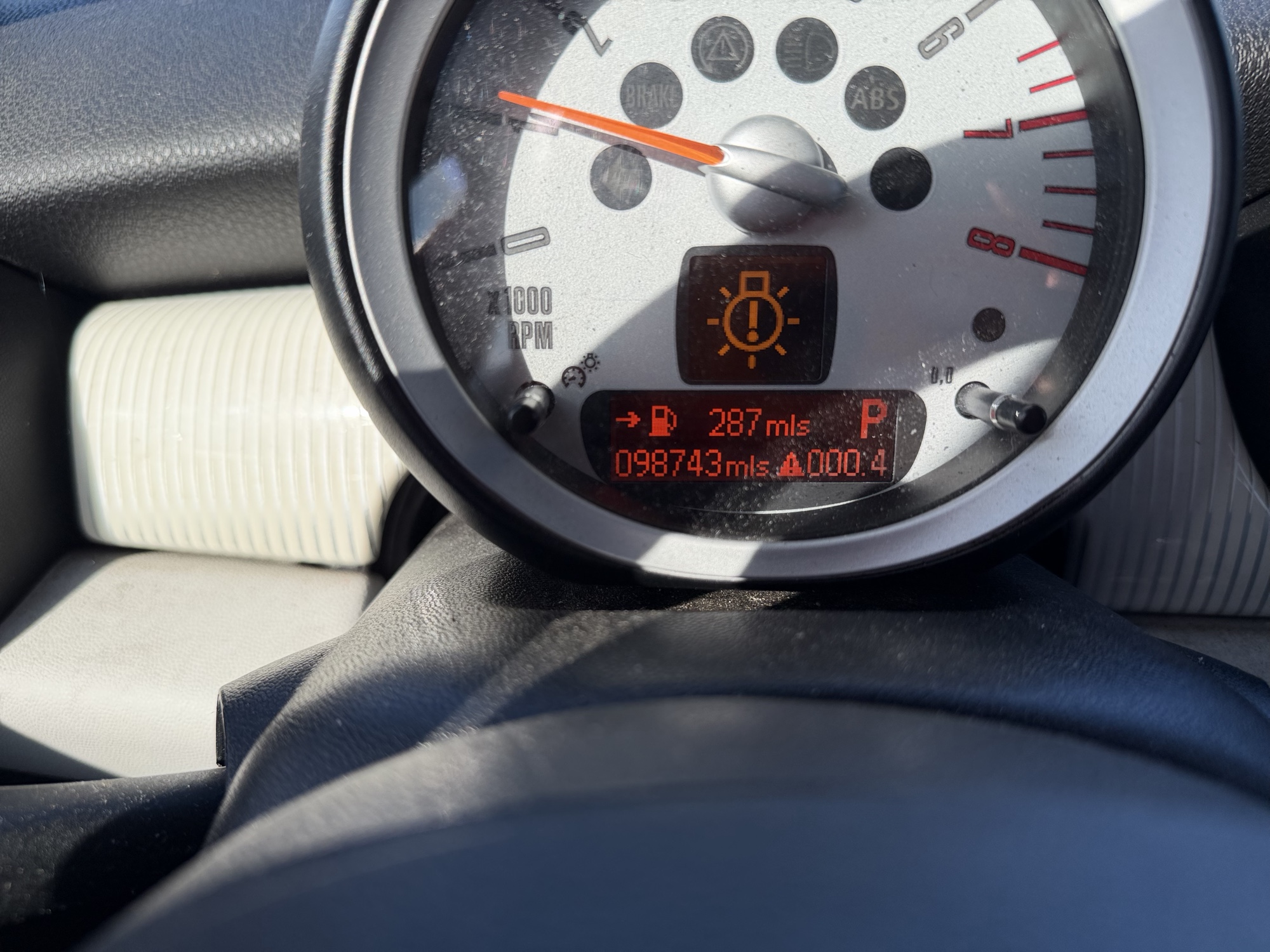2010 mini cooper s with 98743 miles for sale near Elk River, Minnesota 106600_44_mileage_closeup.jpg