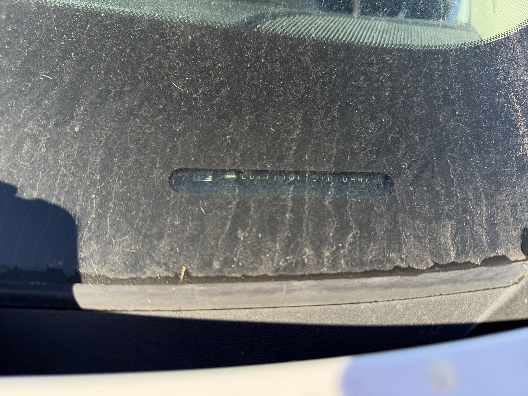 2014 chevrolet impala 1lt with 148521 miles for sale near Elk River, Minnesota 106609_48_windshield_vin_plate.jpg