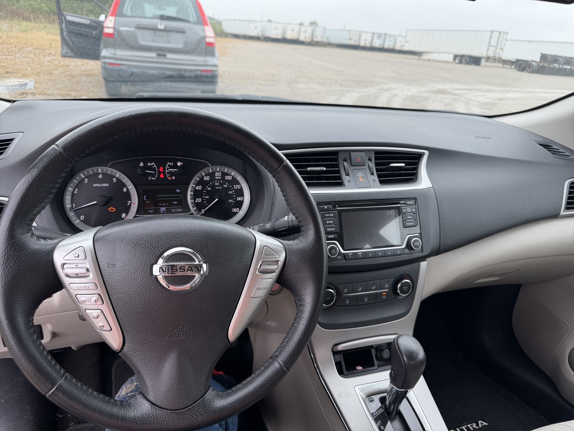 2015 nissan sentra s-6mt with 70790 miles for sale near St. Louis, Missouri 106617_34_whole_dash.jpg