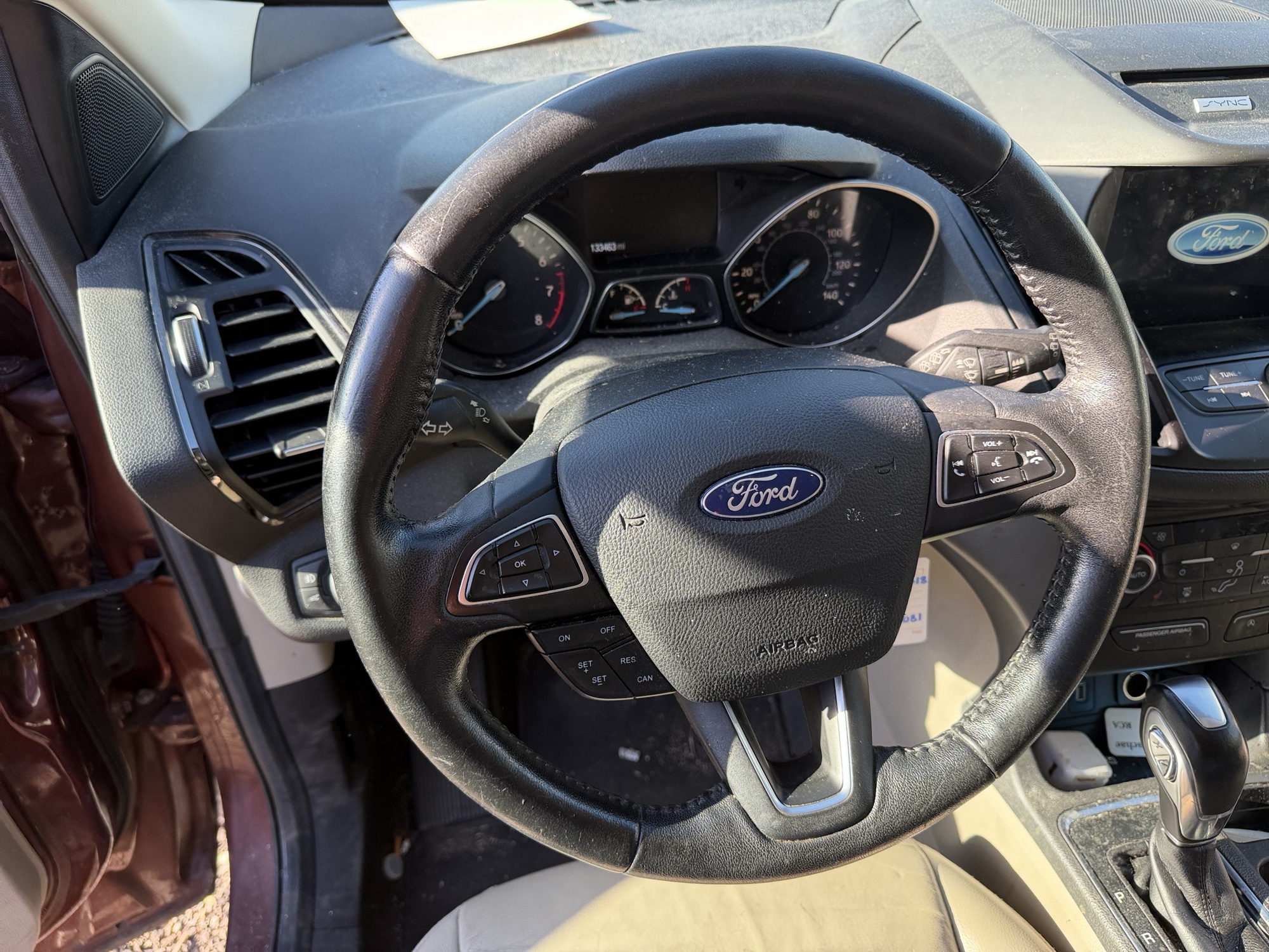 2018 ford escape sel-4wd with 133463 miles for sale near Elk River, Minnesota 106618_36_steering_wheel.jpg
