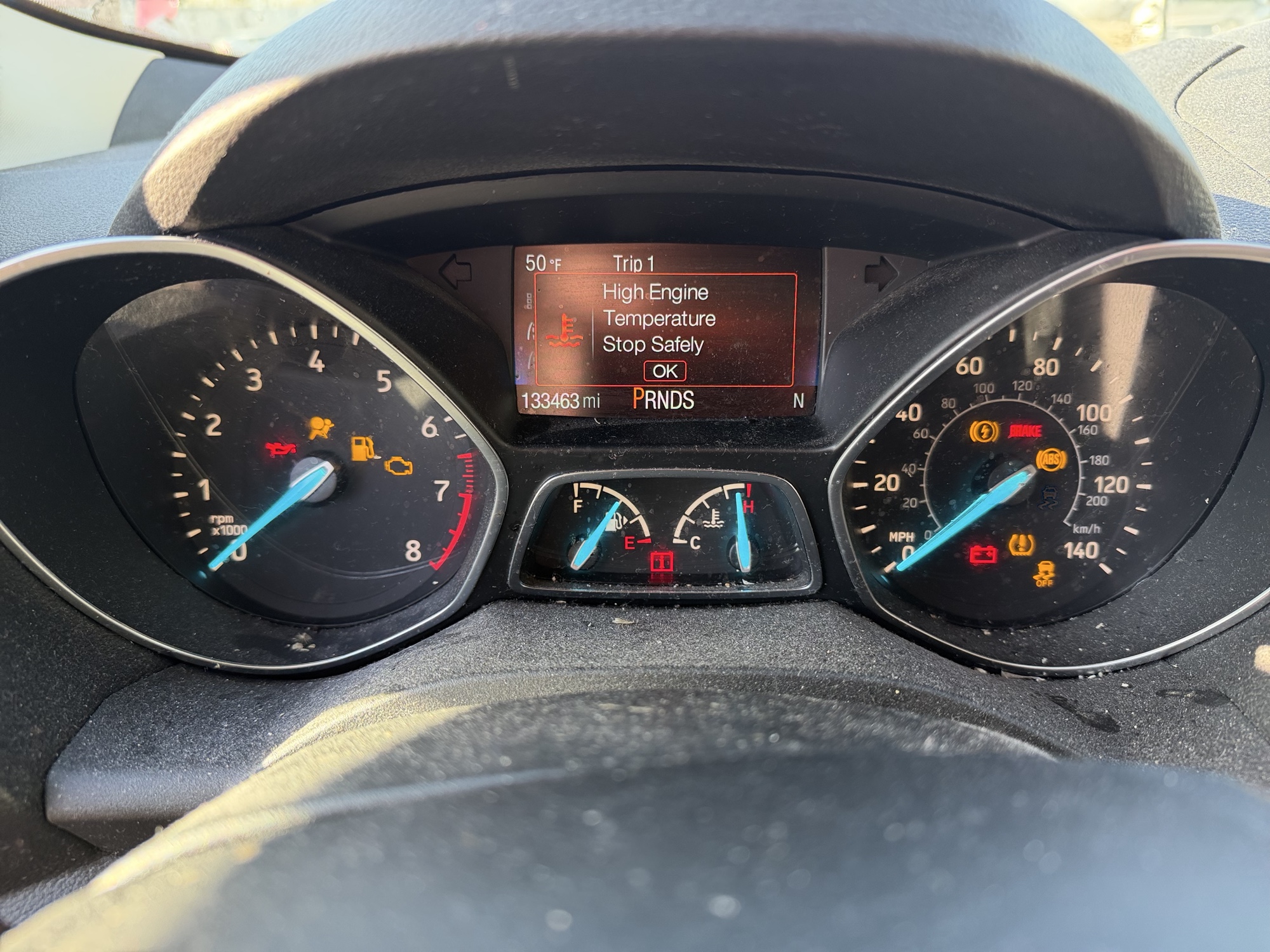 2018 ford escape sel-4wd with 133463 miles for sale near Elk River, Minnesota 106618_43_gauge_cluster.jpg