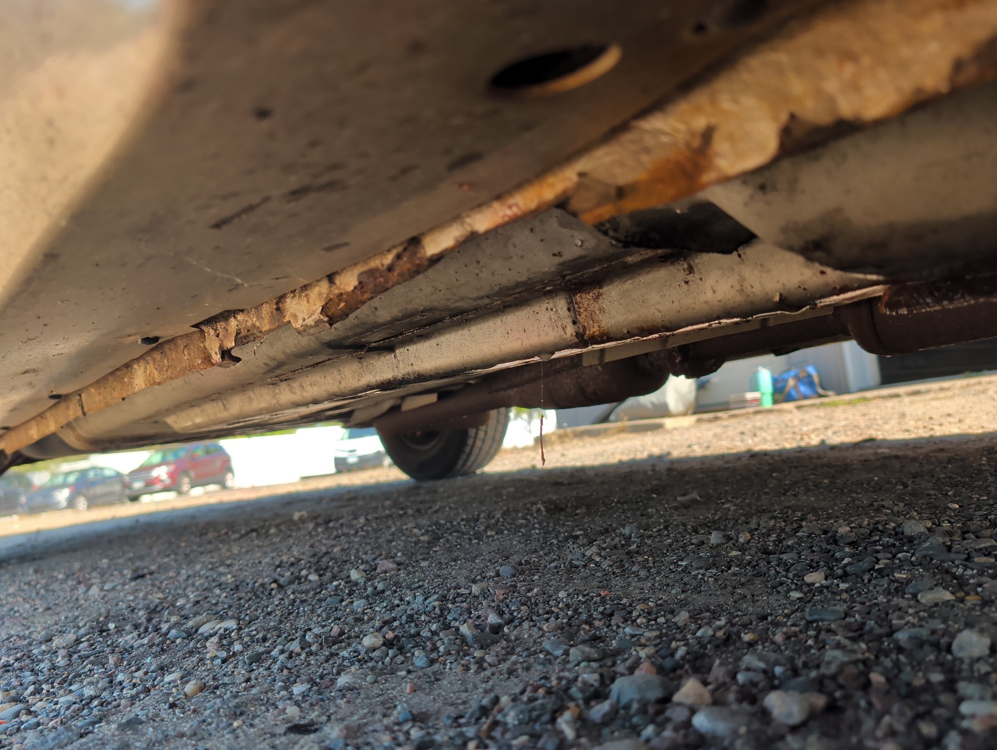 2004 pontiac grand-am se1-sedan with 91565 miles for sale near Elk River, Minnesota 106619_21_undercar_pass_side.jpg