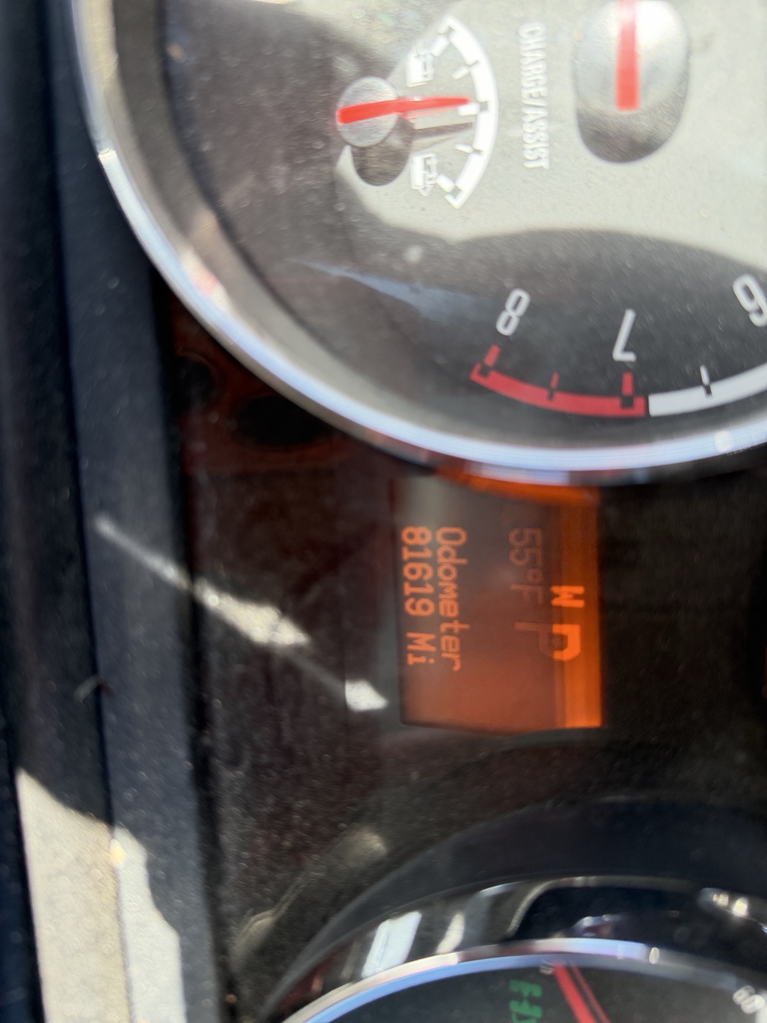 2009 saturn vue-green-line-hybrid fwd with 81619 miles for sale near Elk River, Minnesota 106620_44_mileage_closeup.jpg