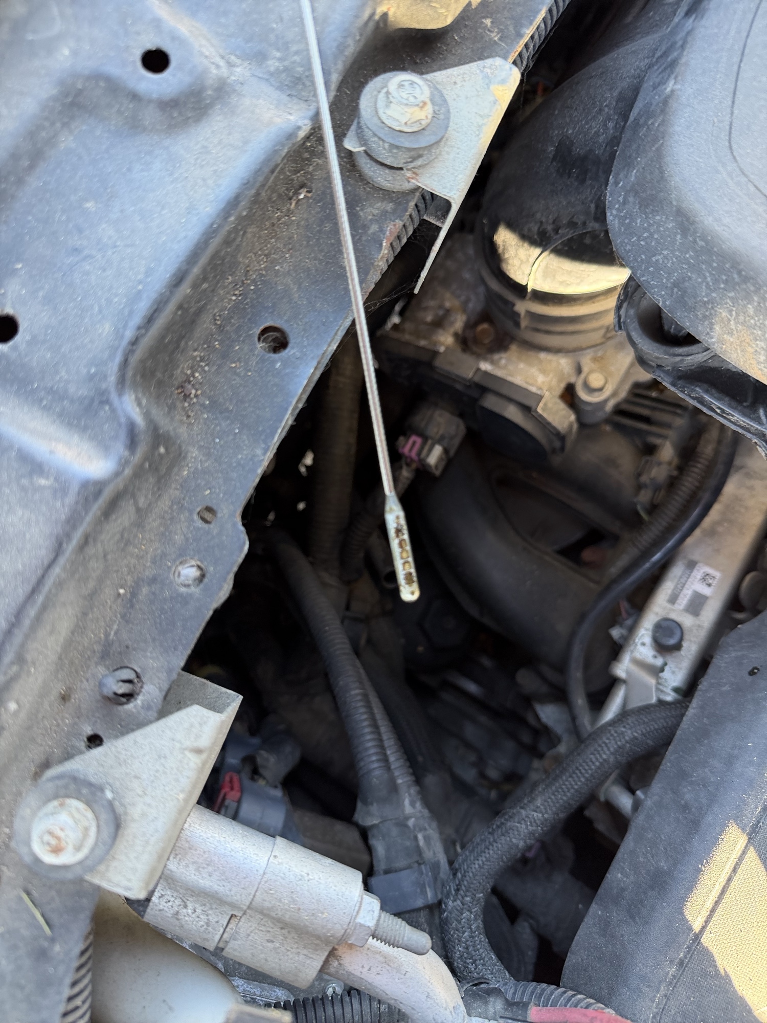 2009 saturn vue-green-line-hybrid fwd with 81619 miles for sale near Elk River, Minnesota 106620_50_oil_dipstick.jpg