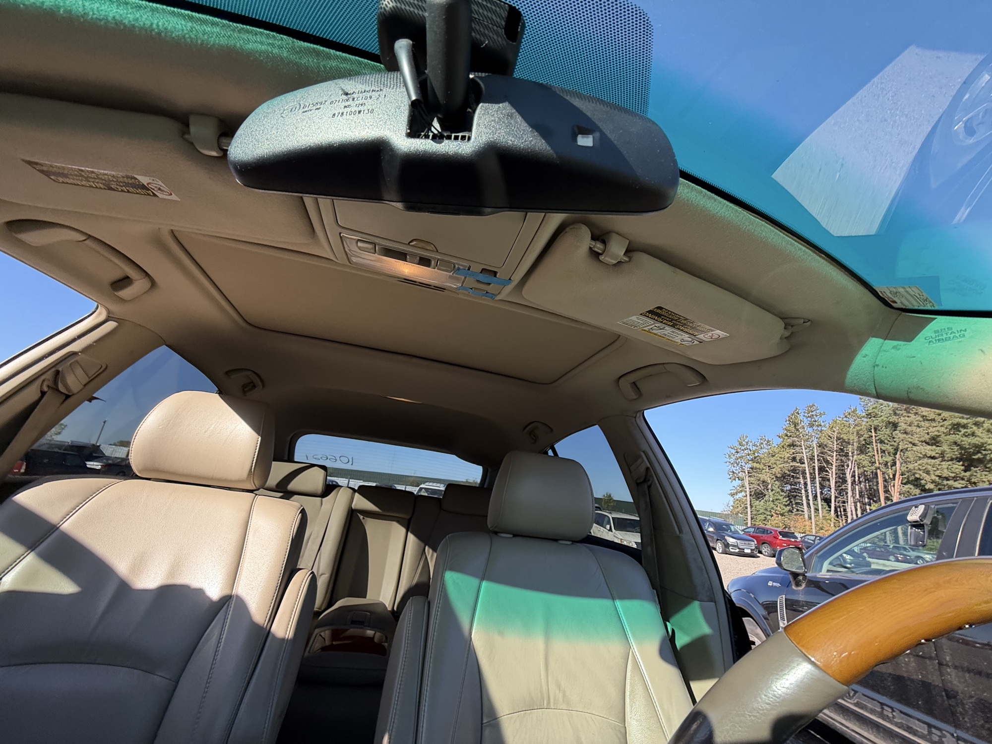 2007 lexus rx-350 awd with 368583 miles for sale near Elk River, Minnesota 106621_35_headliner_sunroof.jpg