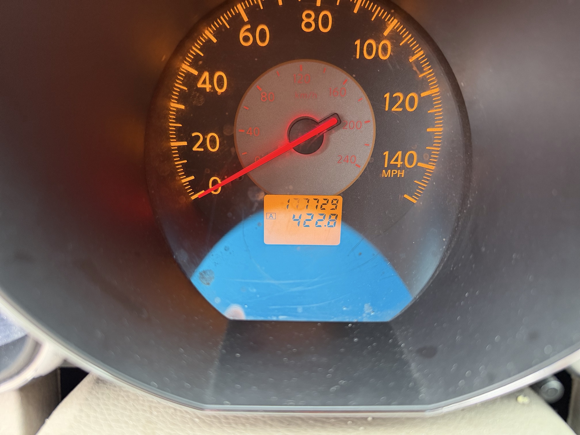 2005 nissan altima 2.5 with 177729 miles for sale near Elk River, Minnesota 106623_44_mileage_closeup.jpg