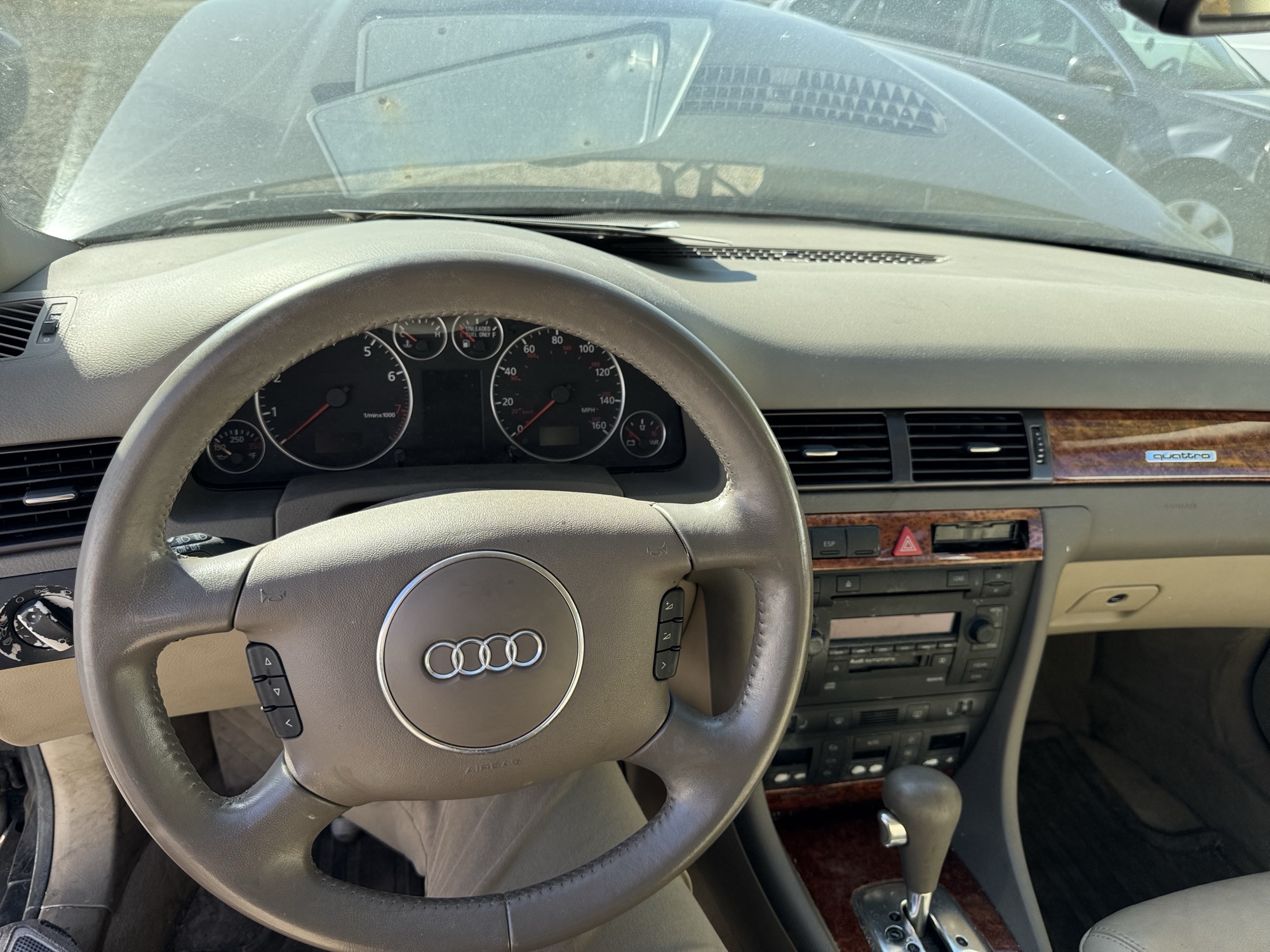2003 audi a6 3.0-with-tiptronic with 127913 miles for sale near Elk River, Minnesota 106625_33_dash_from_driver.jpg