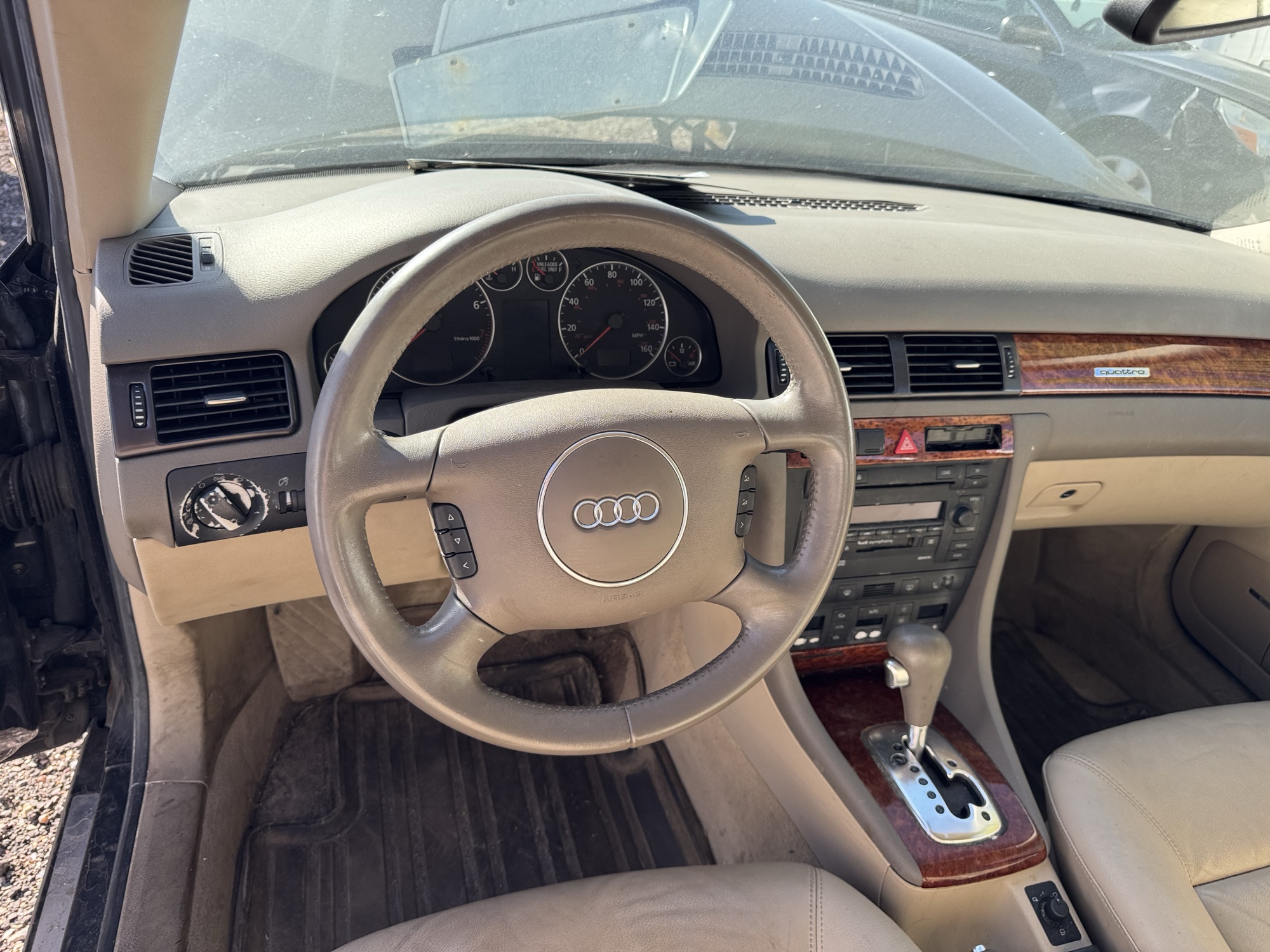2003 audi a6 3.0-with-tiptronic with 127913 miles for sale near Elk River, Minnesota 106625_36_steering_wheel.jpg