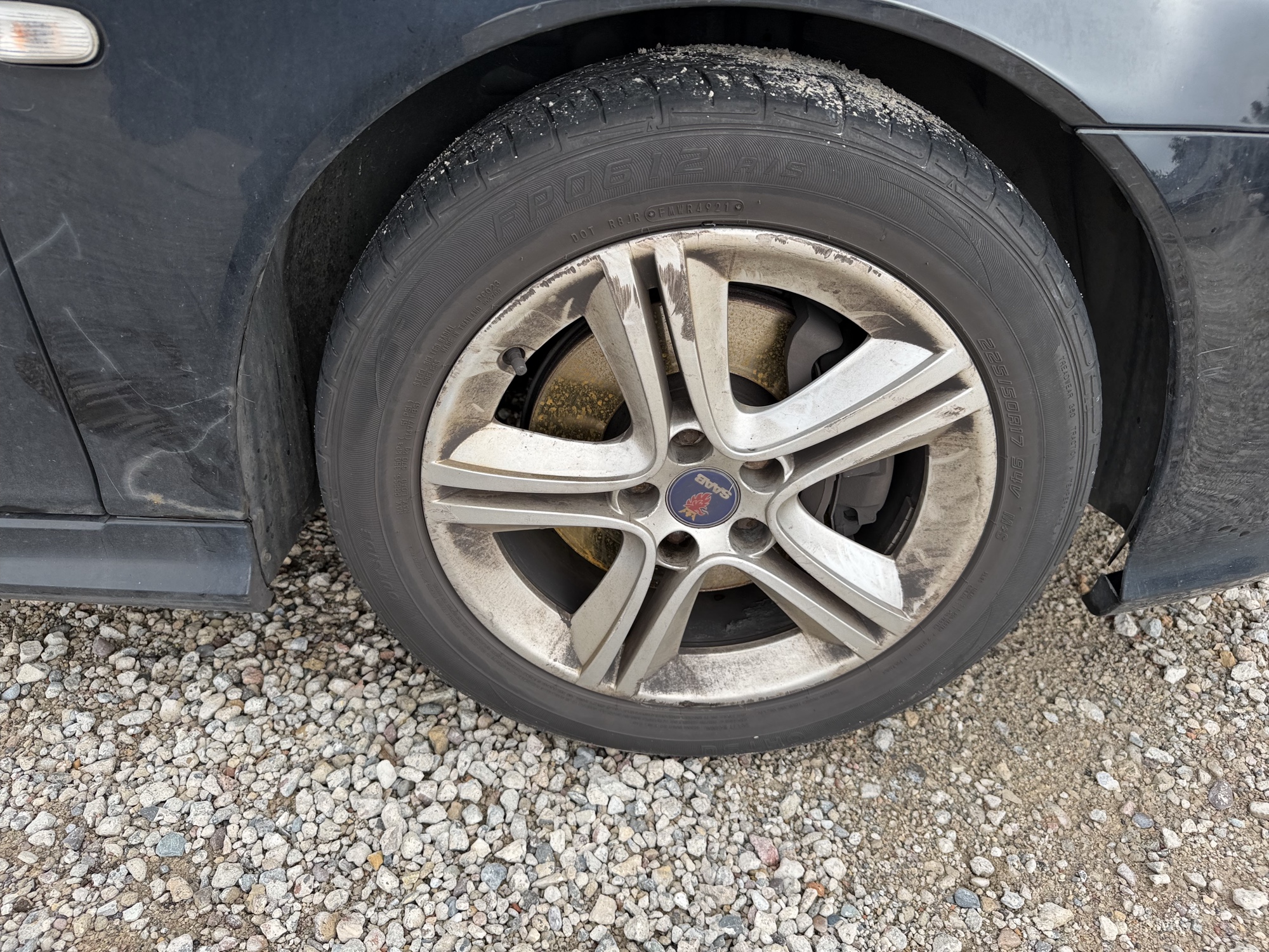 2009 saab 9-3 2.0t-touring with 207829 miles for sale near Elk River, Minnesota 106626_15_front_pass_wheel.jpg
