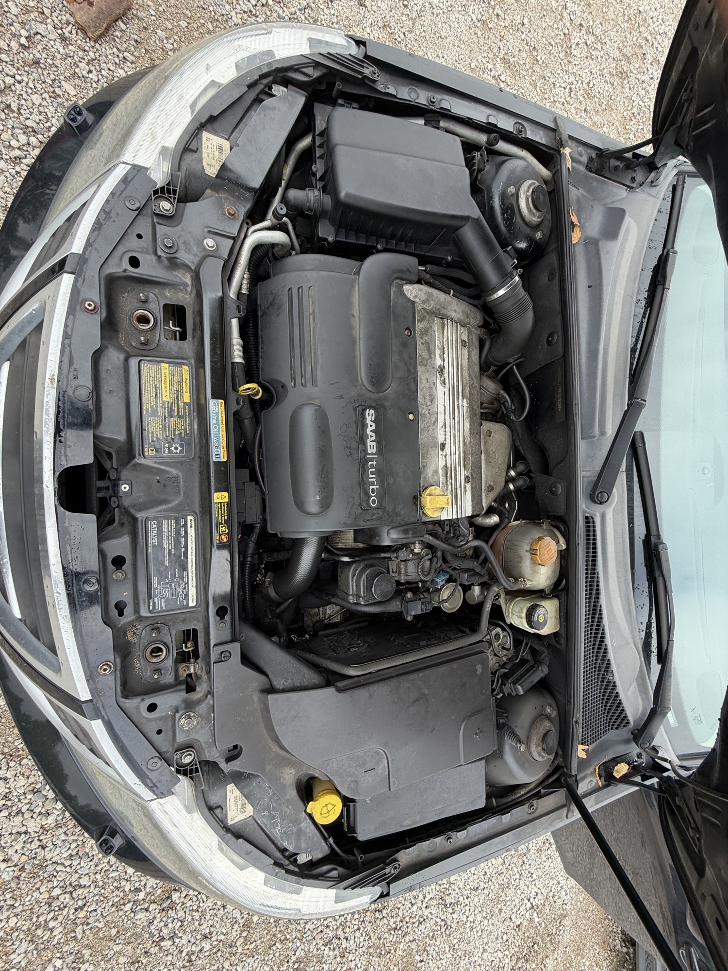 2009 saab 9-3 2.0t-touring with 207829 miles for sale near Elk River, Minnesota 106626_49_engine_bay.jpg