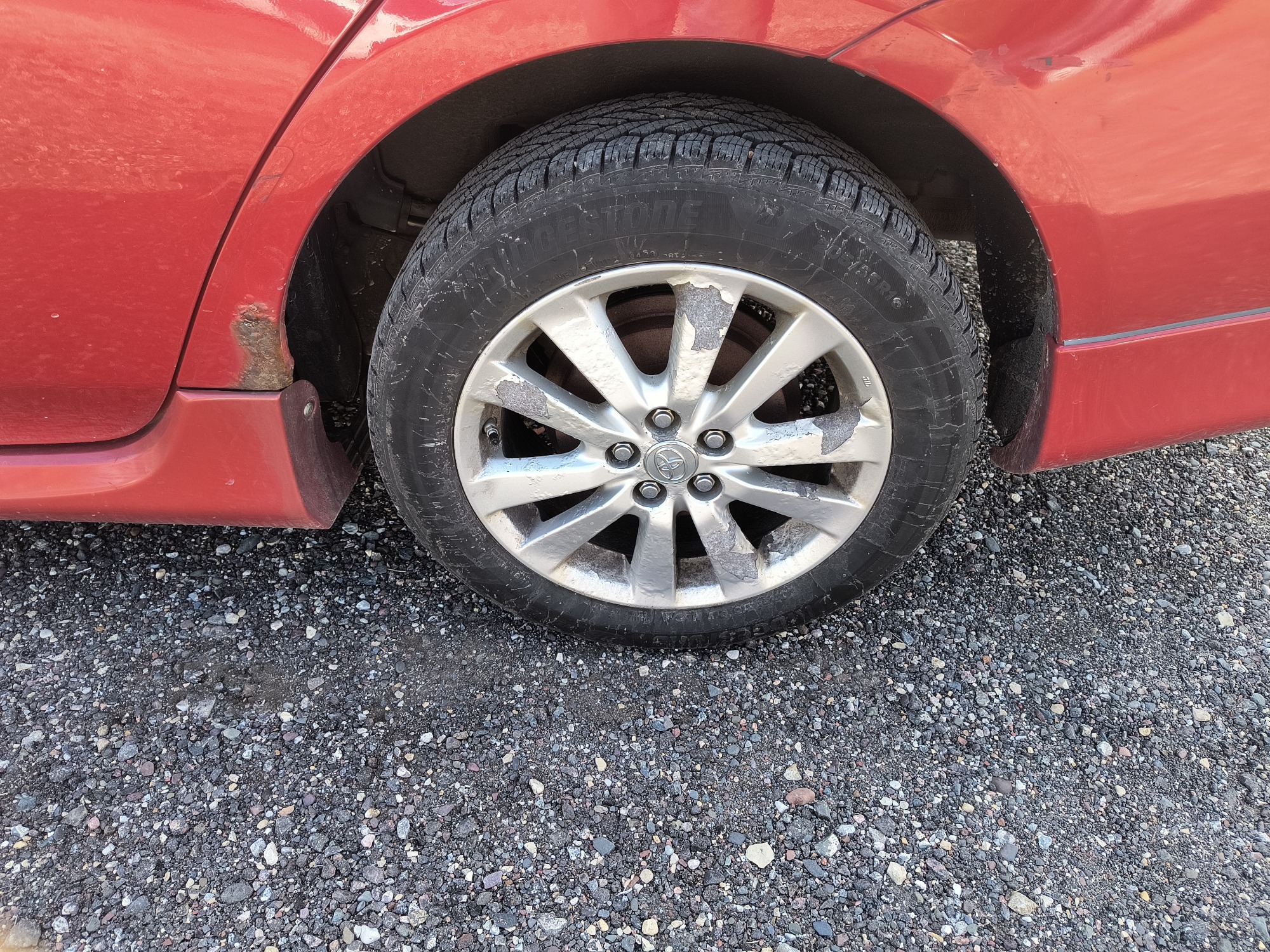 2009 toyota corolla base-4-speed-at with 195594 miles for sale near Elk River, Minnesota 106632_13_rear_drv_wheel.jpg