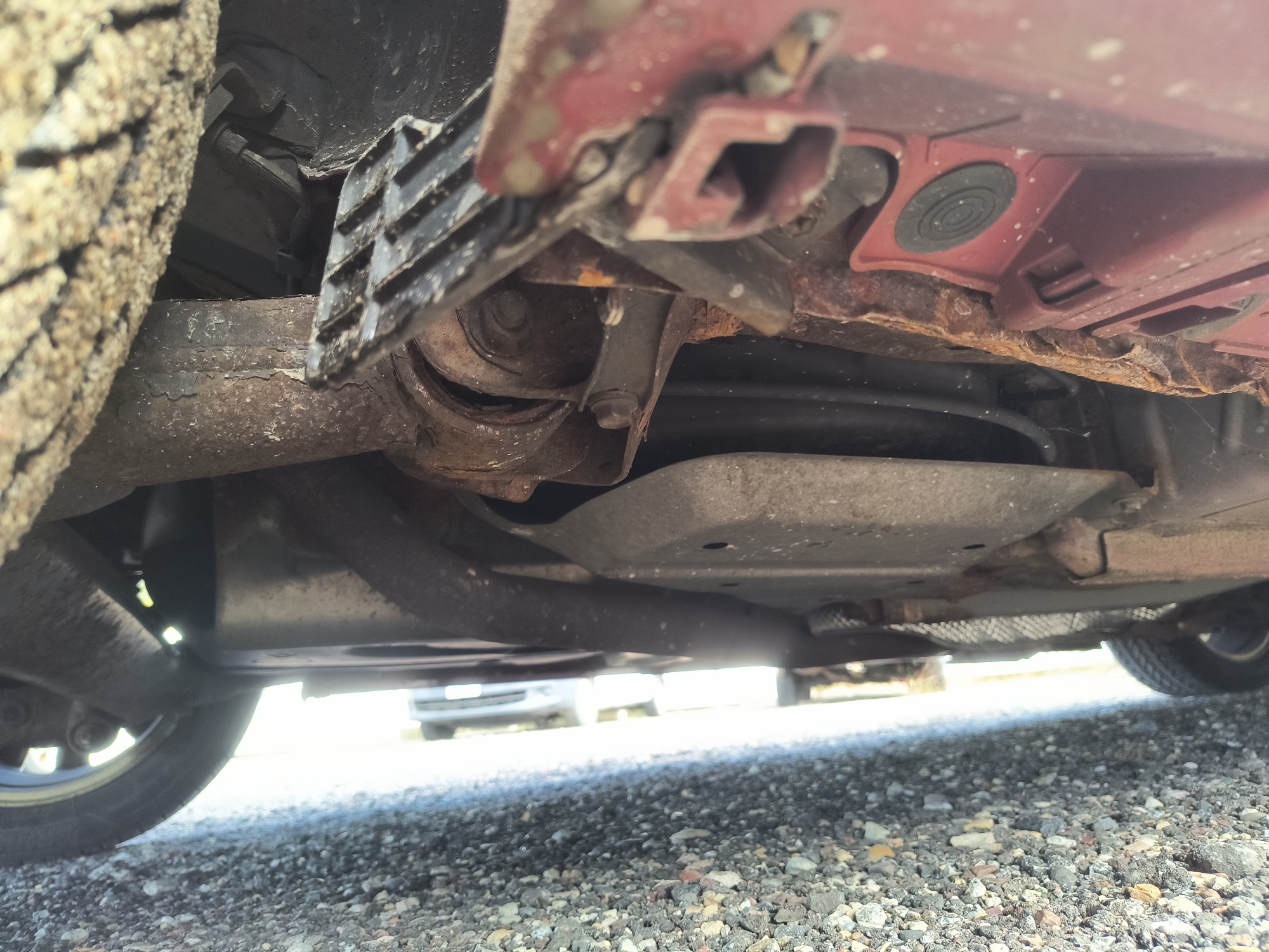 2009 toyota corolla base-4-speed-at with 195594 miles for sale near Elk River, Minnesota 106632_20_undercar_rear_pass.jpg
