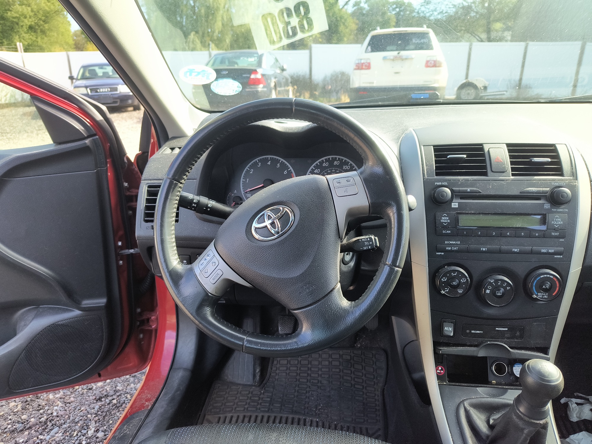 2009 toyota corolla base-4-speed-at with 195594 miles for sale near Elk River, Minnesota 106632_33_dash_from_driver.jpg