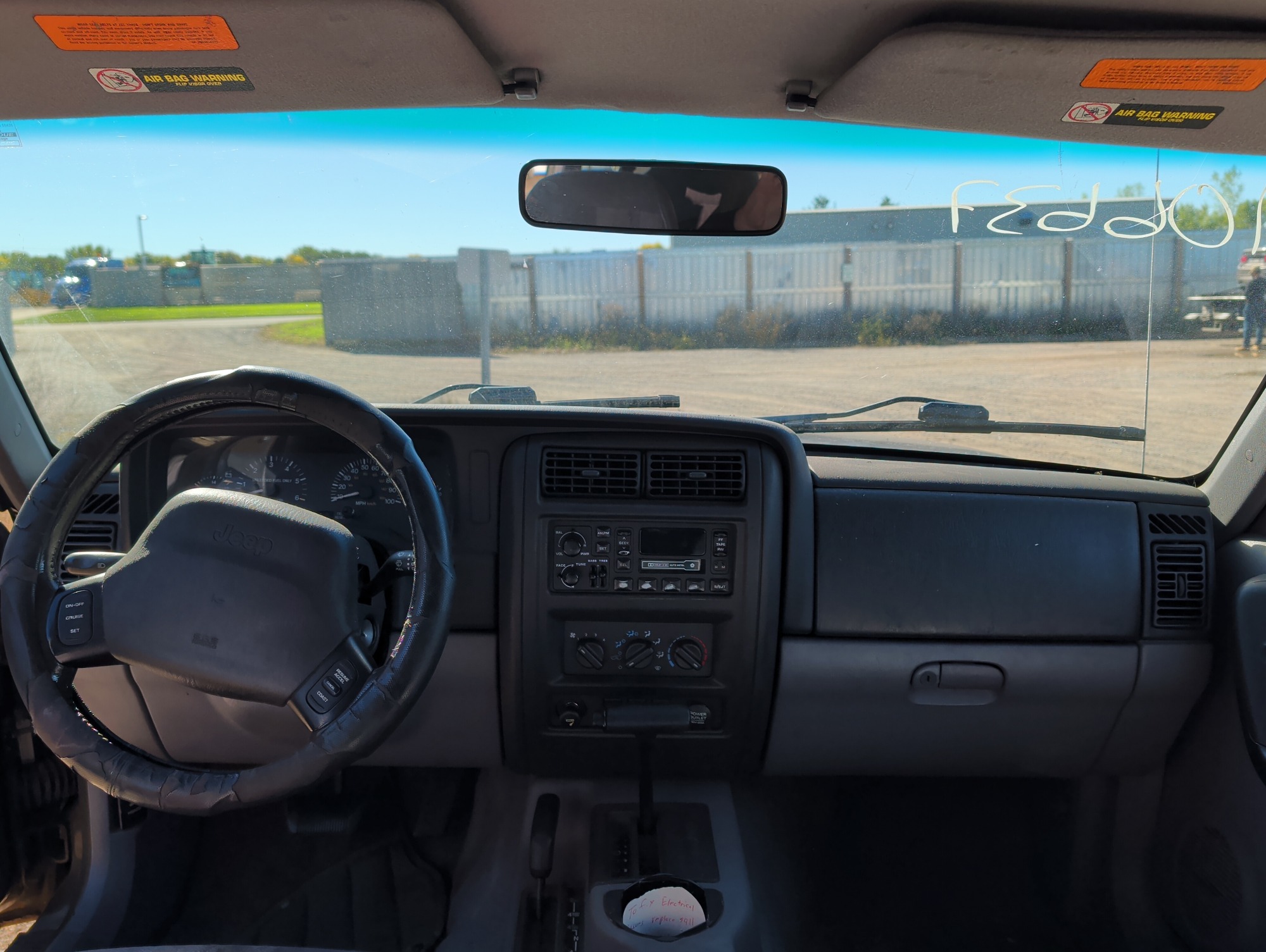 1998 jeep cherokee sport-4-door-4wd with 185611 miles for sale near Elk River, Minnesota 106637_34_whole_dash.jpg