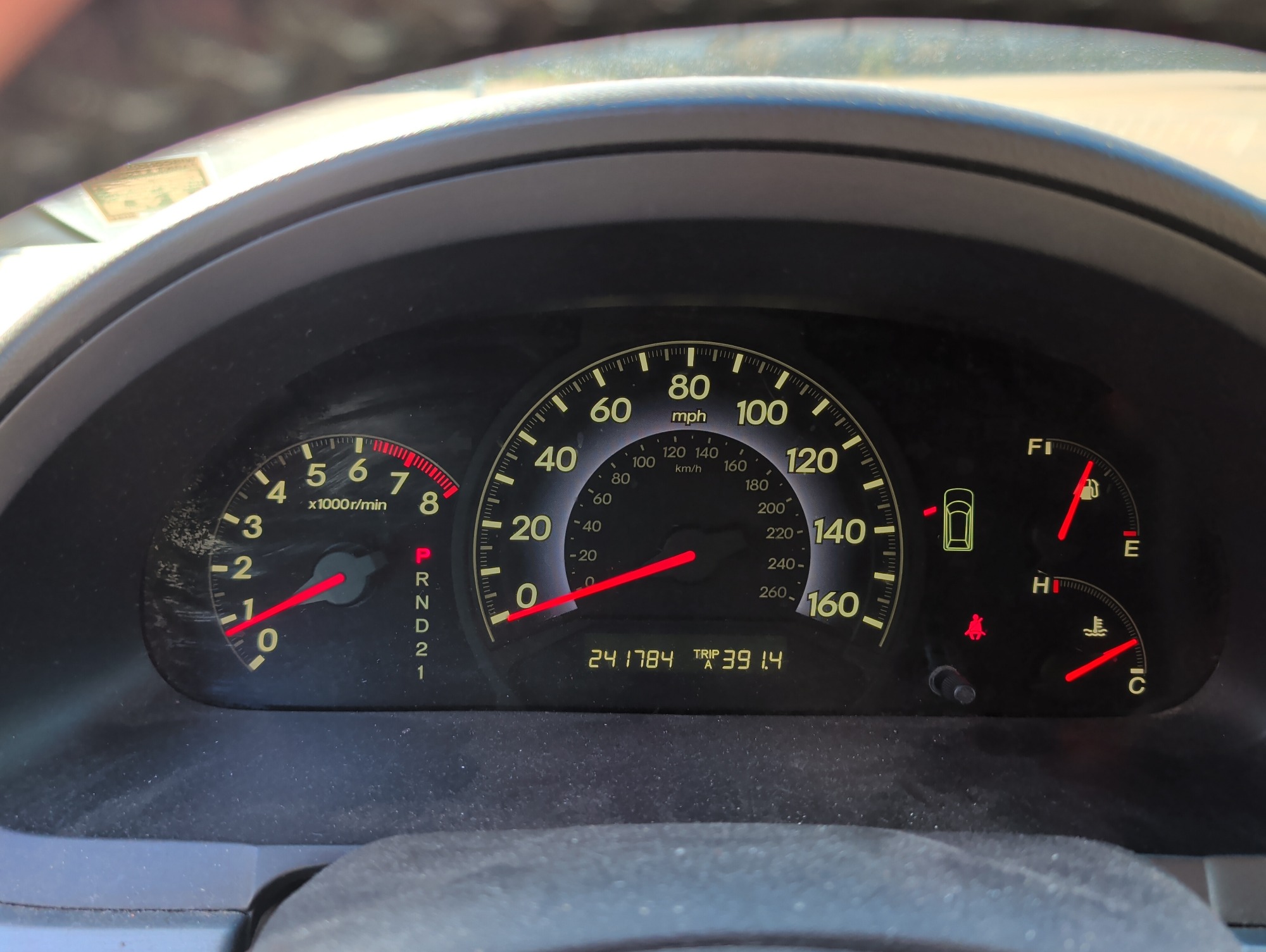 2006 honda odyssey ex-l with 241784 miles for sale near Elk River, Minnesota 106638_43_gauge_cluster.jpg