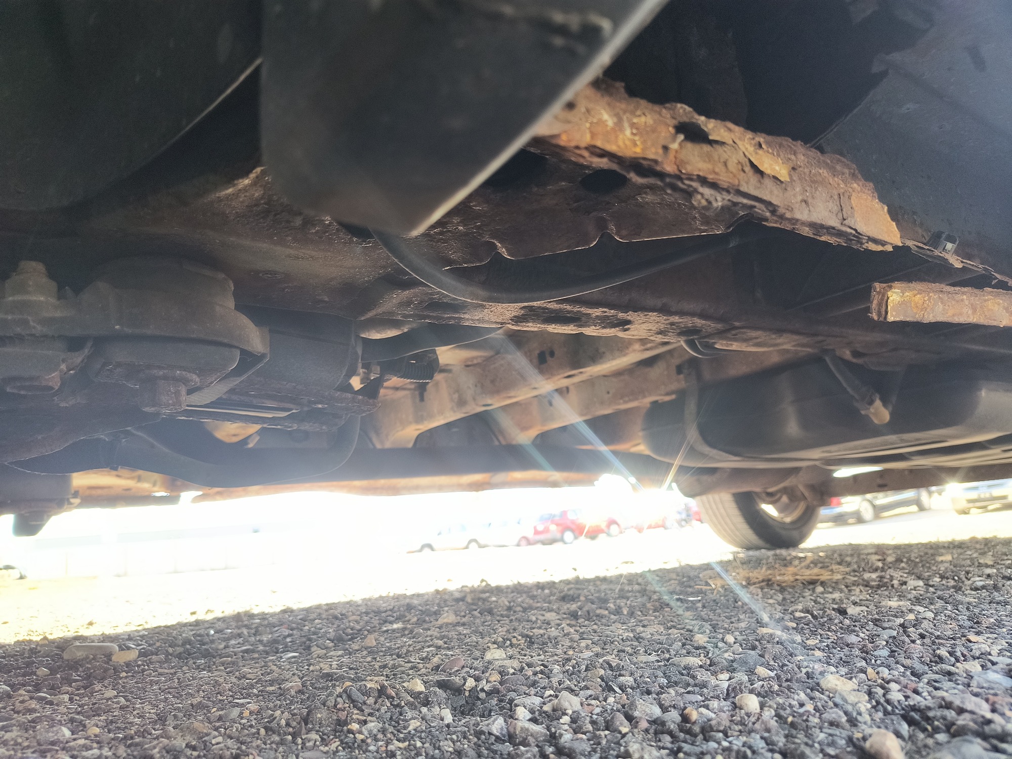 2005 dodge caravan sxt with 132608 miles for sale near Elk River, Minnesota 106640_17_undercar_drv_side.jpg