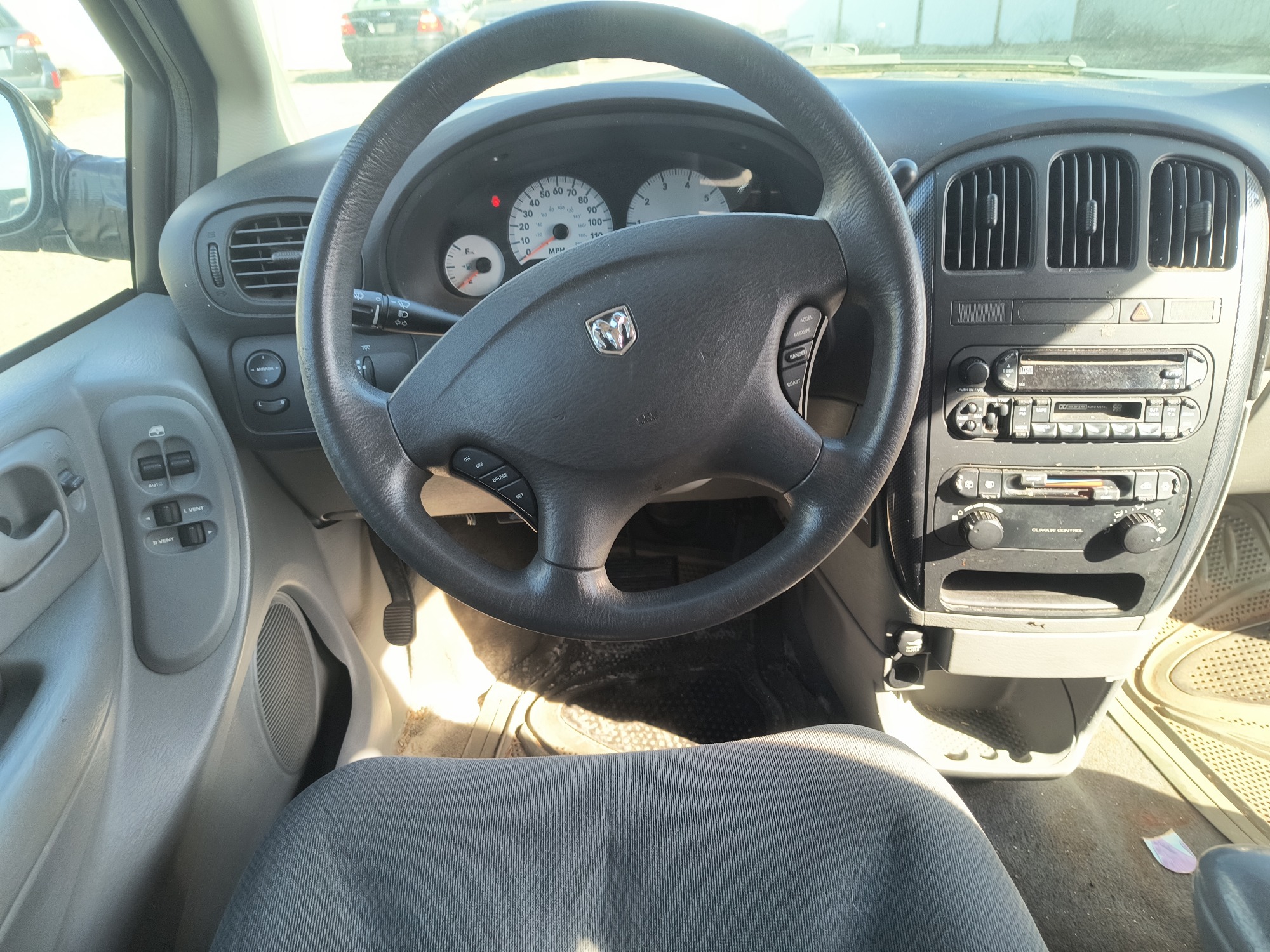 2005 dodge caravan sxt with 132608 miles for sale near Elk River, Minnesota 106640_33_dash_from_driver.jpg