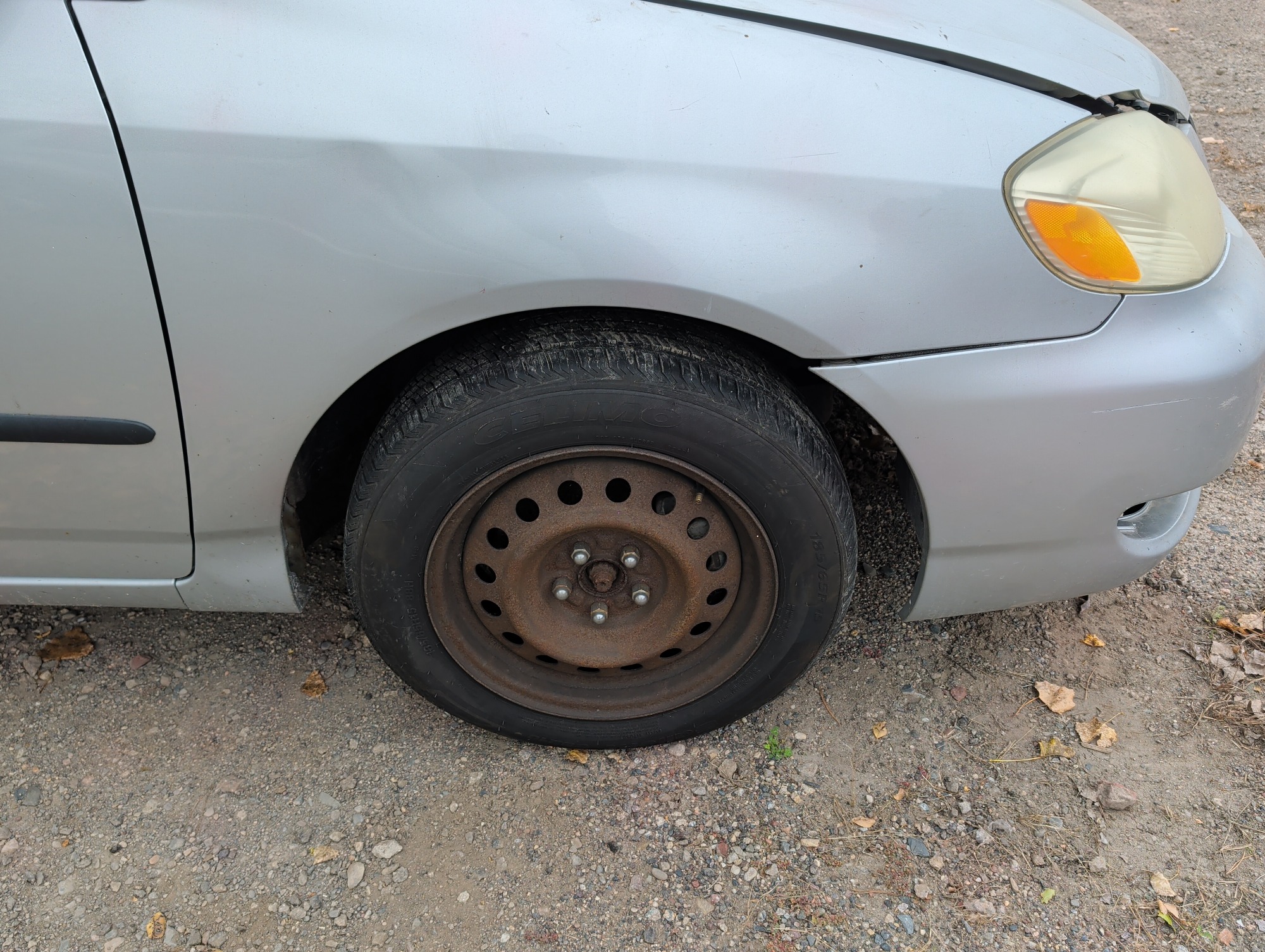 2007 toyota corolla ce with 173168 miles for sale near Elk River, Minnesota 106641_15_front_pass_wheel.jpg
