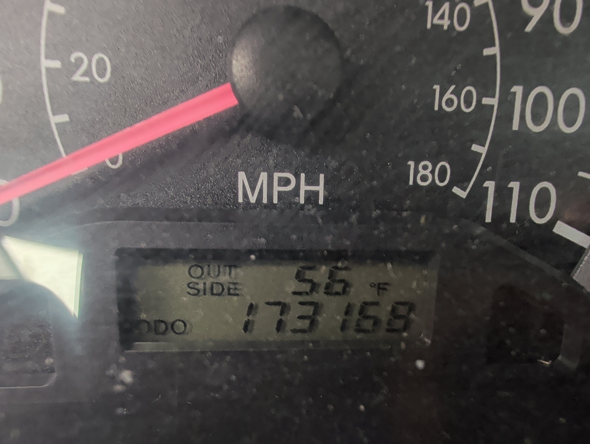 2007 toyota corolla ce with 173168 miles for sale near Elk River, Minnesota 106641_44_mileage_closeup.jpg