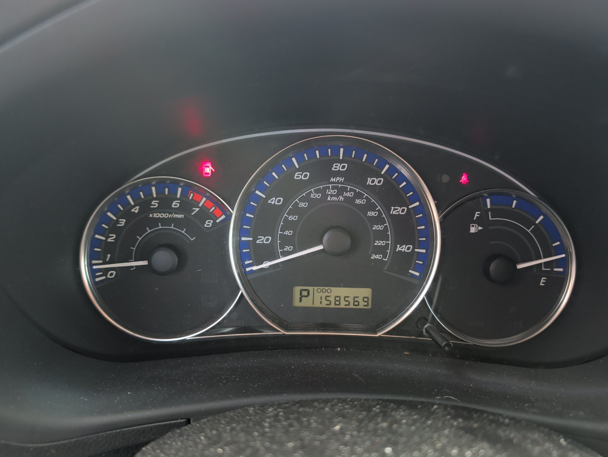 2011 subaru forester 2.5x-touring with 158569 miles for sale near Elk River, Minnesota 106647_43_gauge_cluster.jpg