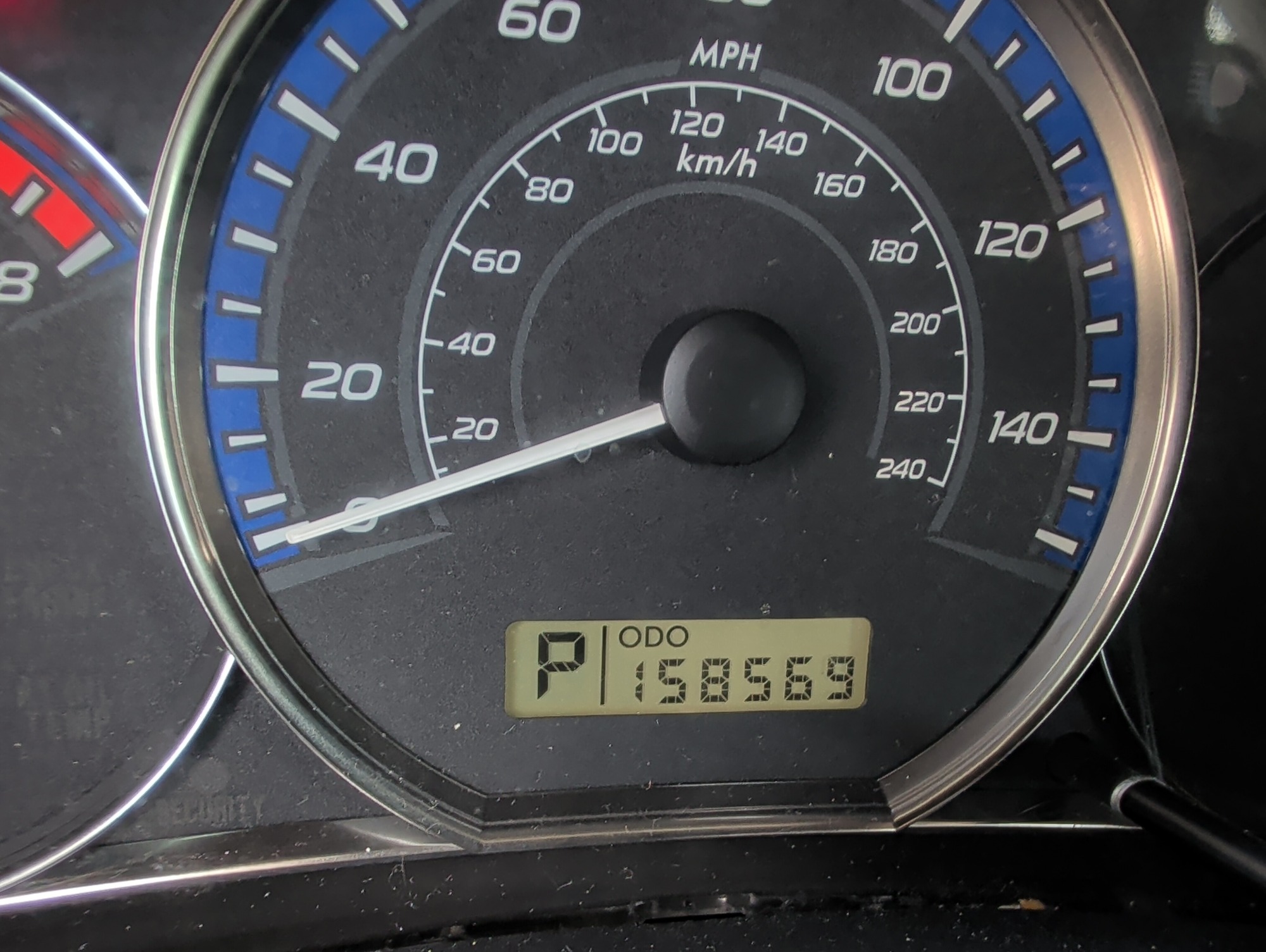 2011 subaru forester 2.5x-touring with 158569 miles for sale near Elk River, Minnesota 106647_44_mileage_closeup.jpg