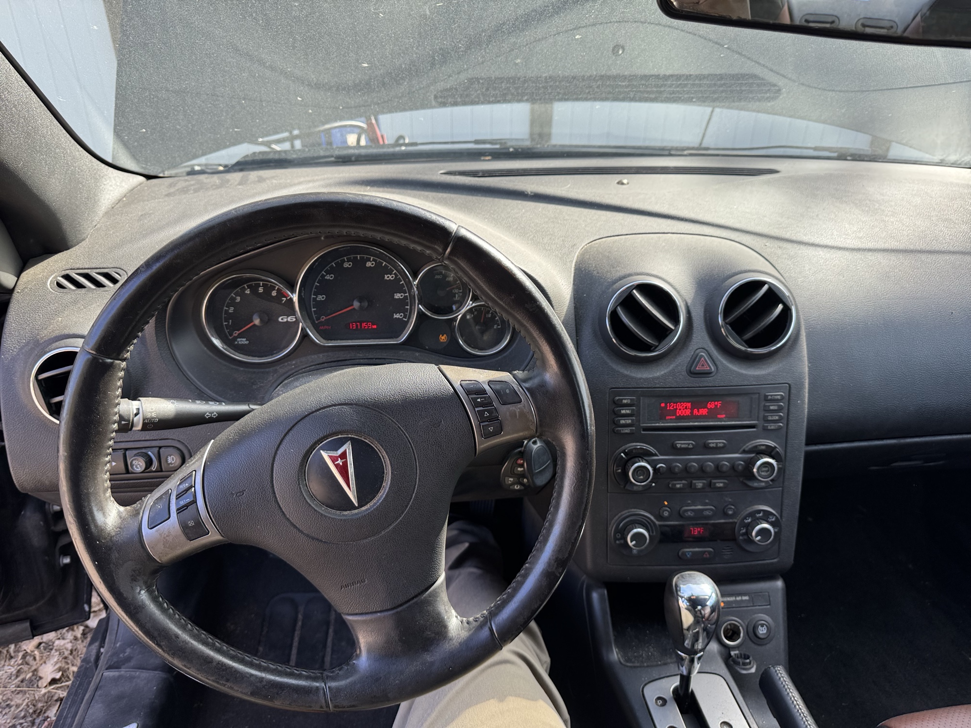2007 pontiac g6 gt-convertible with 137159 miles for sale near Elk River, Minnesota 106649_33_dash_from_driver.jpg