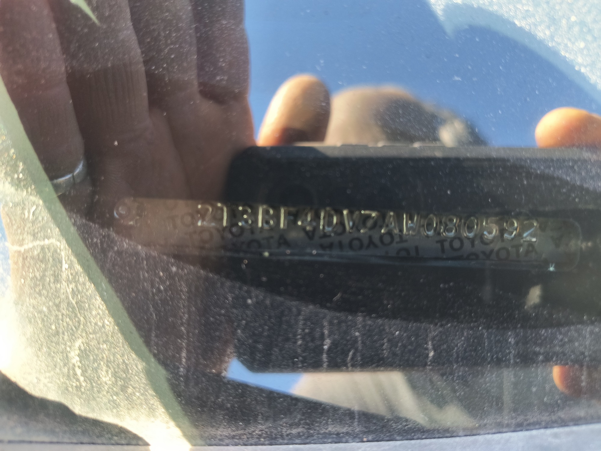 2010 toyota rav4 base-i4-4wd with 209322 miles for sale near Elk River, Minnesota 106656_48_windshield_vin_plate.jpg