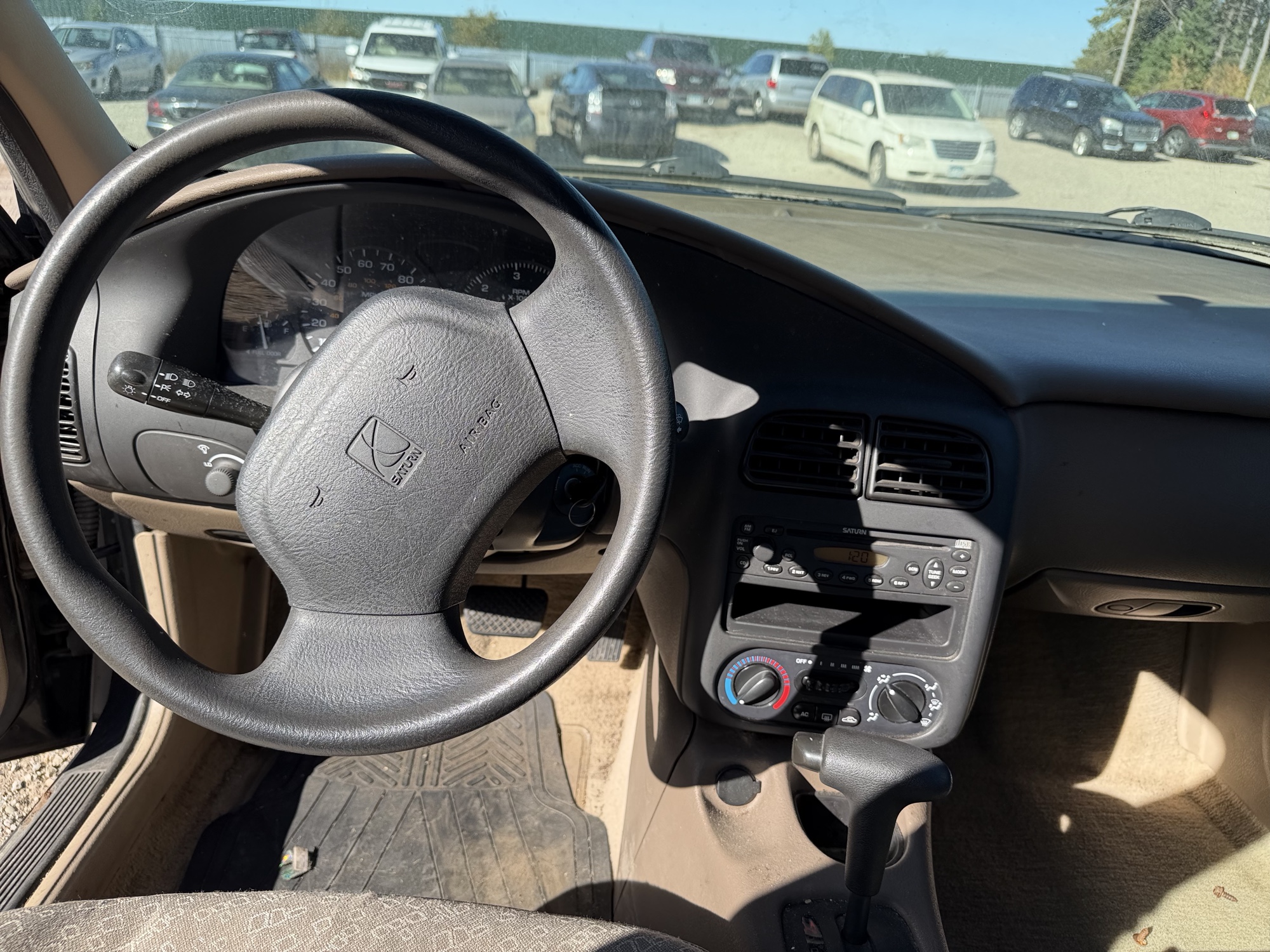 2002 saturn sl sl1 with 170974 miles for sale near Elk River, Minnesota 106660_33_dash_from_driver.jpg