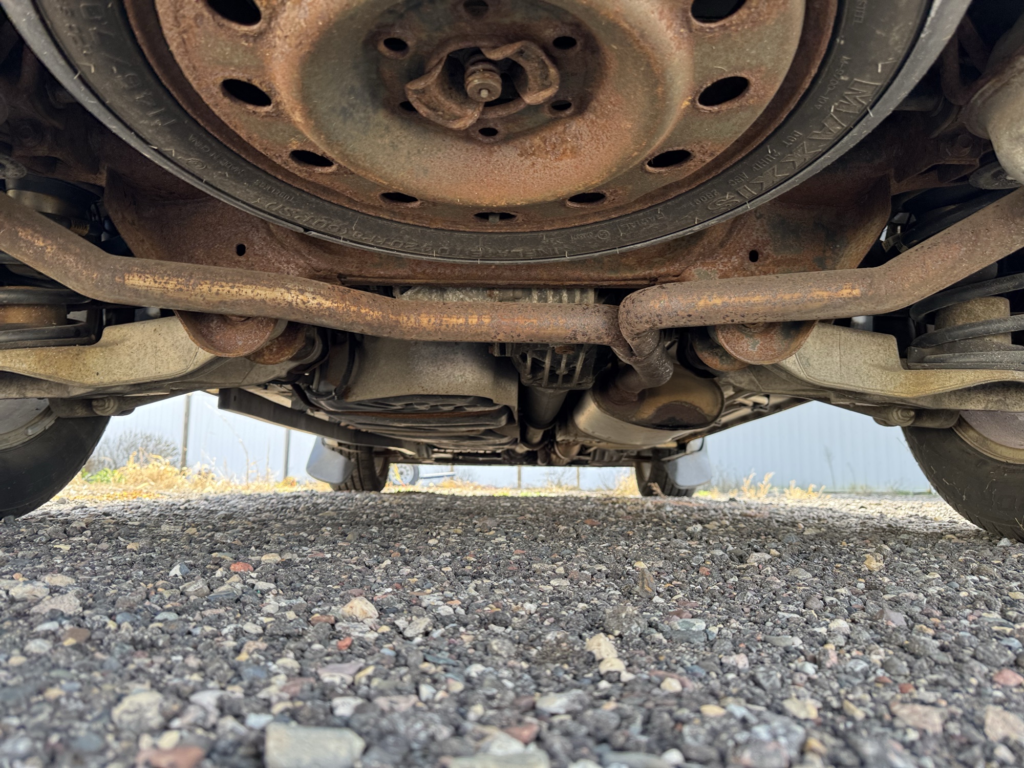2010 gmc acadia slt-1-awd with 367138 miles for sale near Elk River, Minnesota 106661_19_undercar_rear.jpg