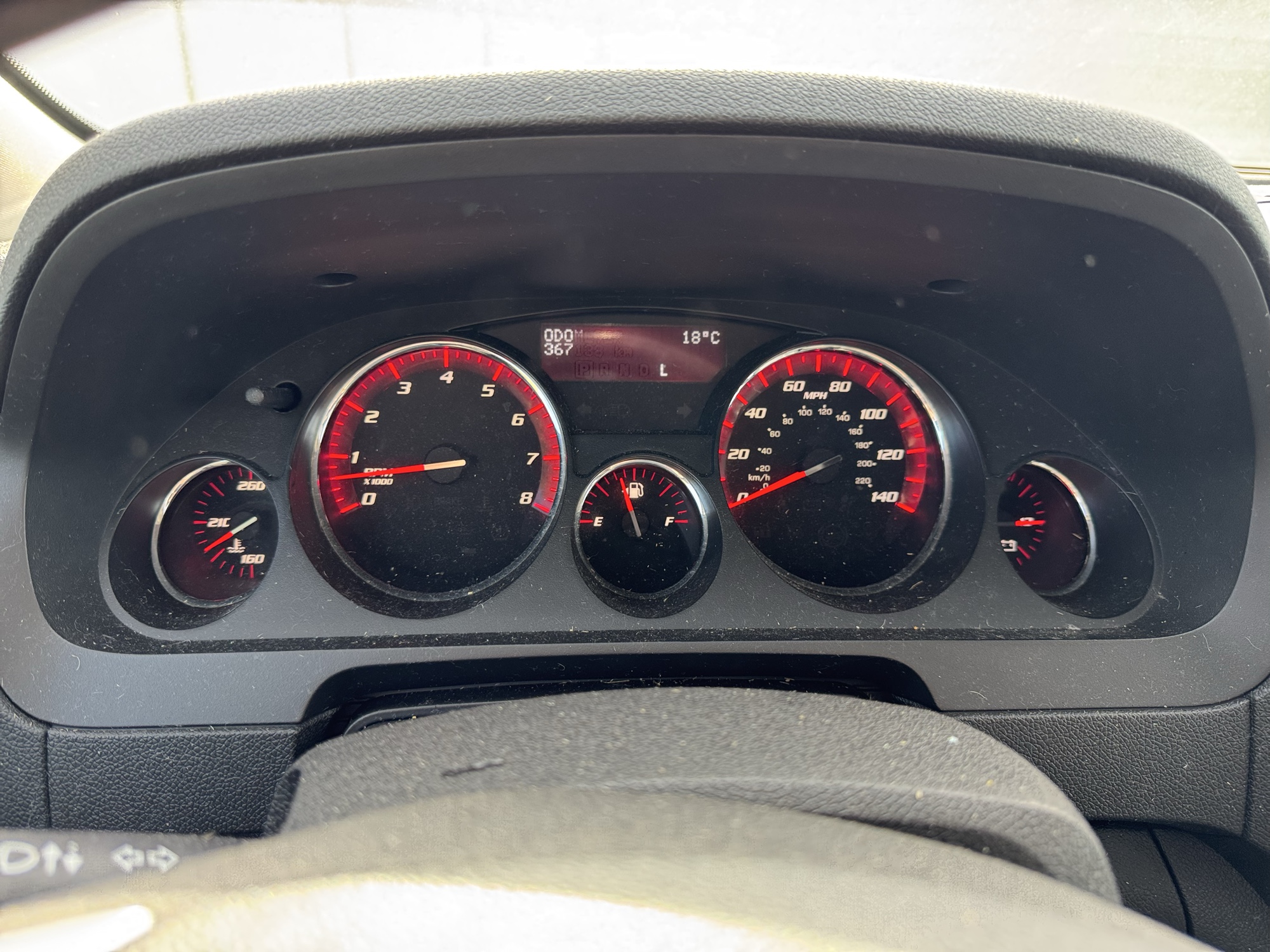 2010 gmc acadia slt-1-awd with 367138 miles for sale near Elk River, Minnesota 106661_43_gauge_cluster.jpg