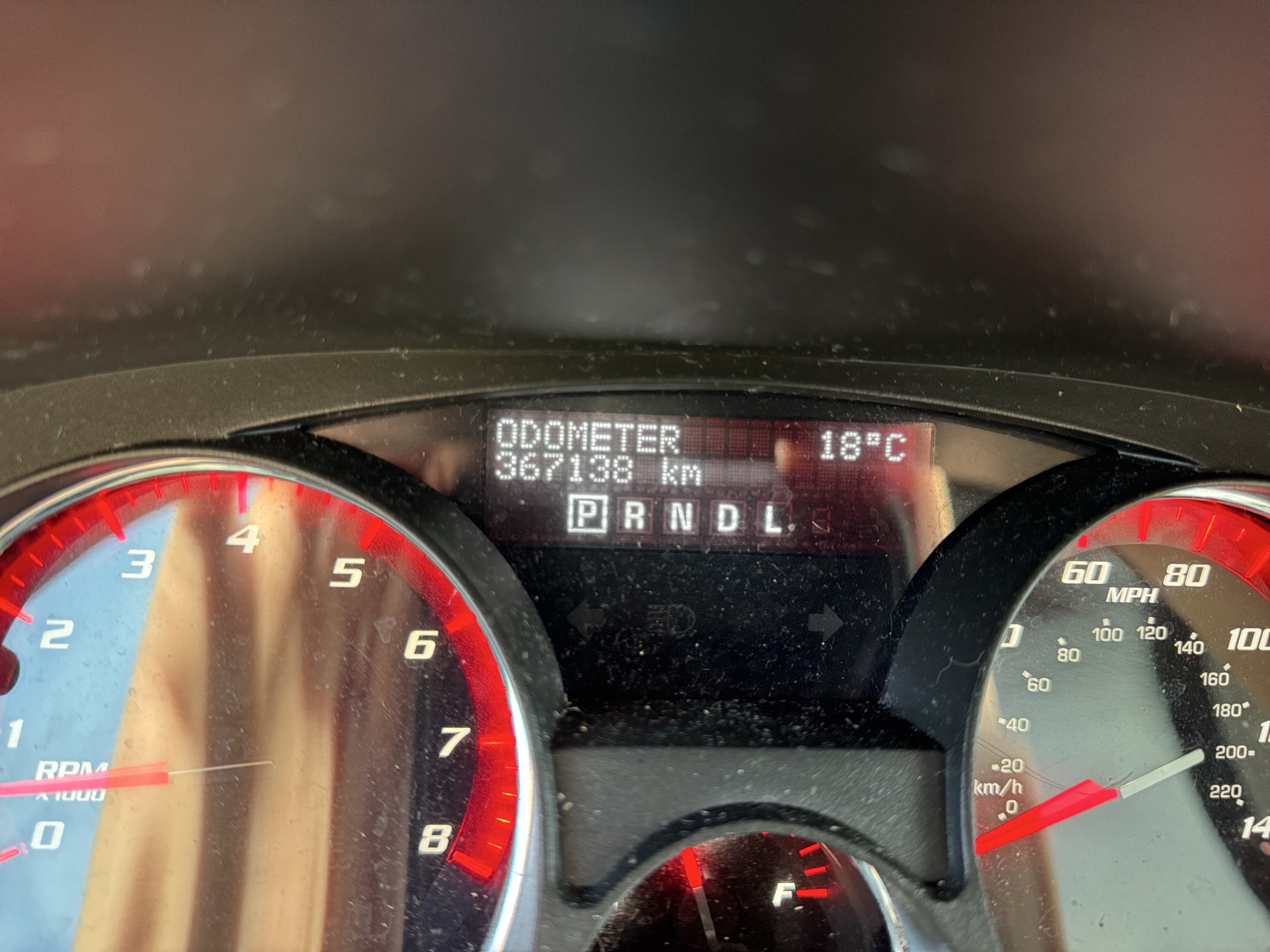 2010 gmc acadia slt-1-awd with 367138 miles for sale near Elk River, Minnesota 106661_44_mileage_closeup.jpg