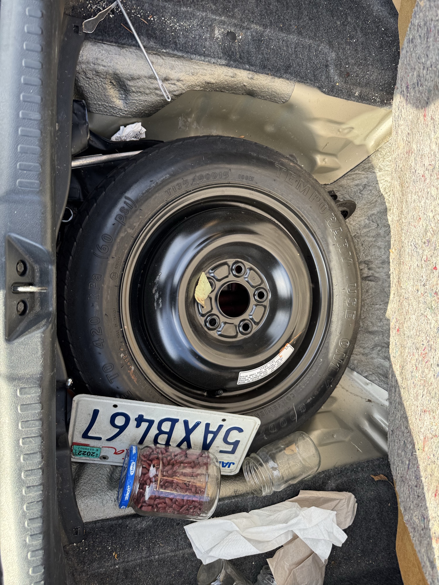 2003 honda accord ex-v6-sedan-at with 244000 miles for sale near Elk River, Minnesota 106662_27_spare_tire.jpg