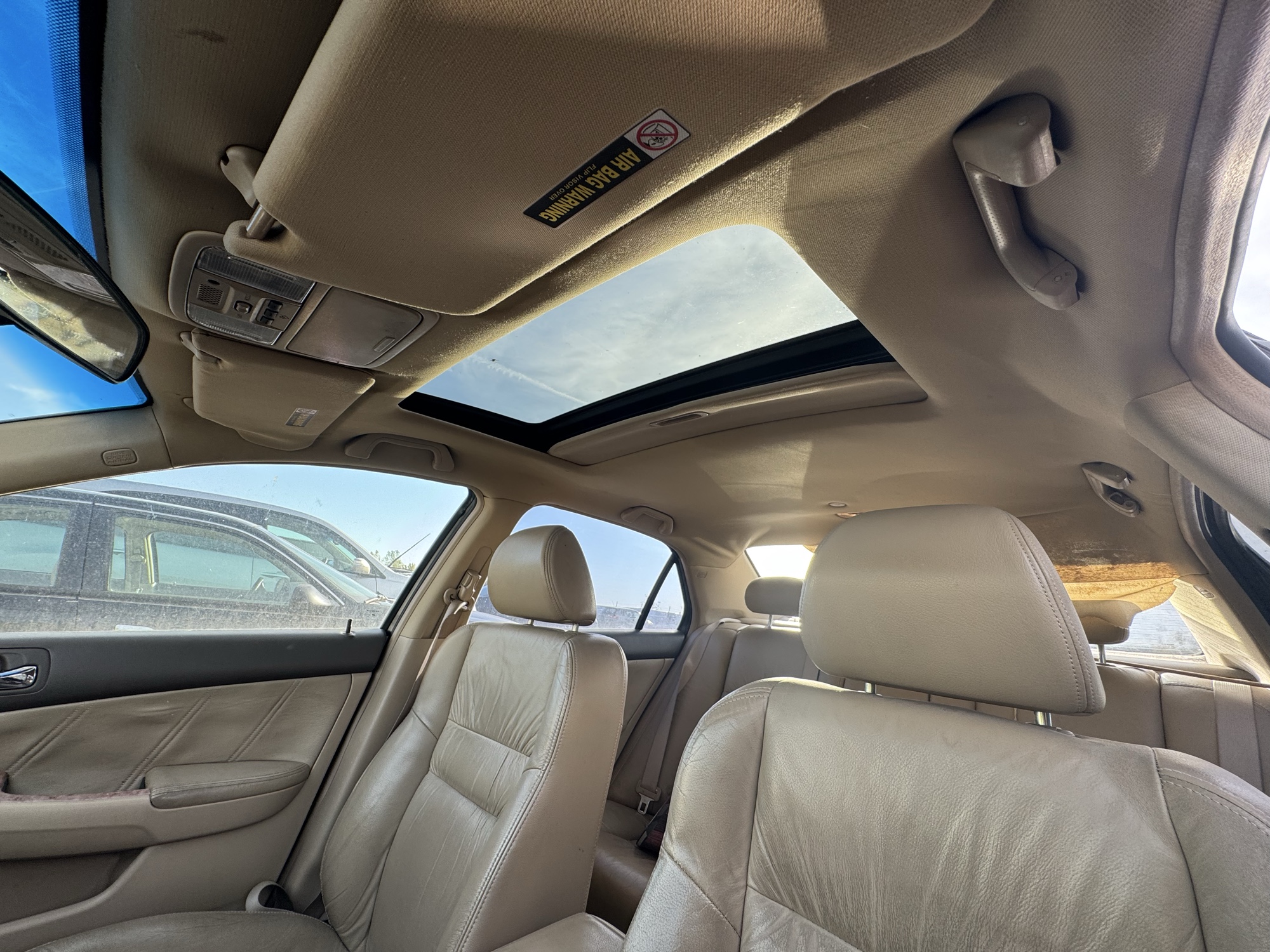 2003 honda accord ex-v6-sedan-at with 244000 miles for sale near Elk River, Minnesota 106662_35_headliner_sunroof.jpg